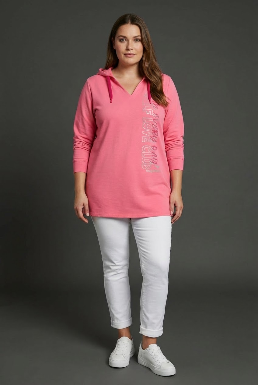 KangaROOS Kapuzensweatshirt , casual Stil, mit Kapuze, bequeme Passform, große Größen
