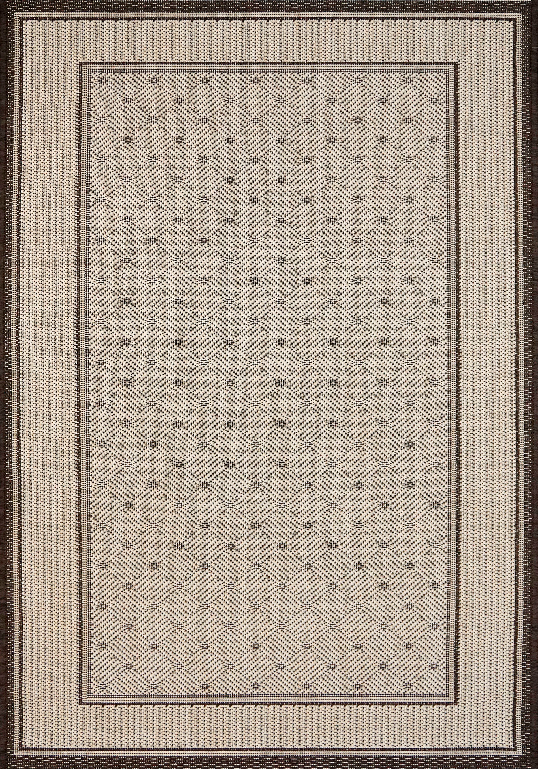 andas Teppich »Faberg«, rechteckig, Flachgewebe, Sisal-Optik, mit Bordüre,  pflegeleicht, Scandi bei OTTO