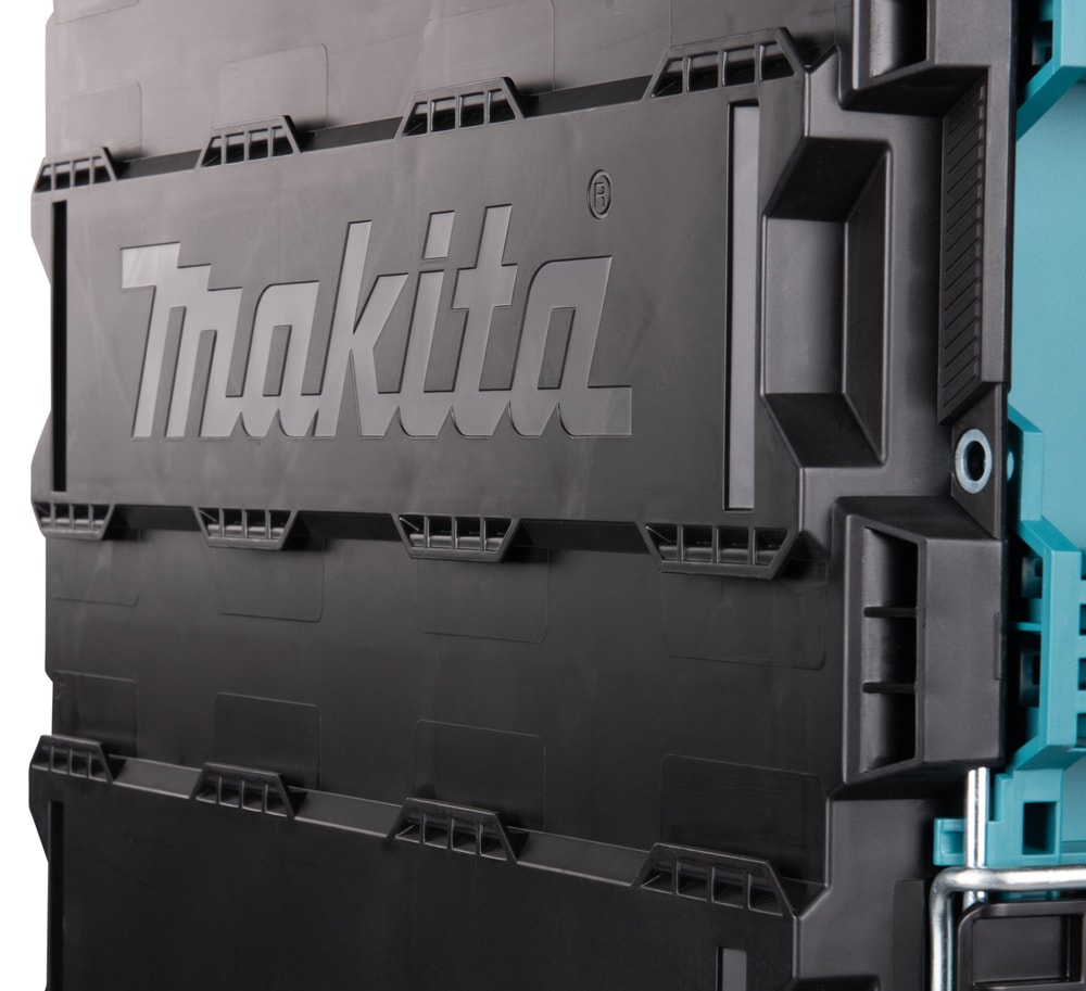 Makita Werkzeugbox »MAKTRAK  L »P-91017« max.45kg, 63,16L, Copolymer-Kunststoff« Effizientes Be- und Entladen mit dem MAKTRAK Koffer Sortiment