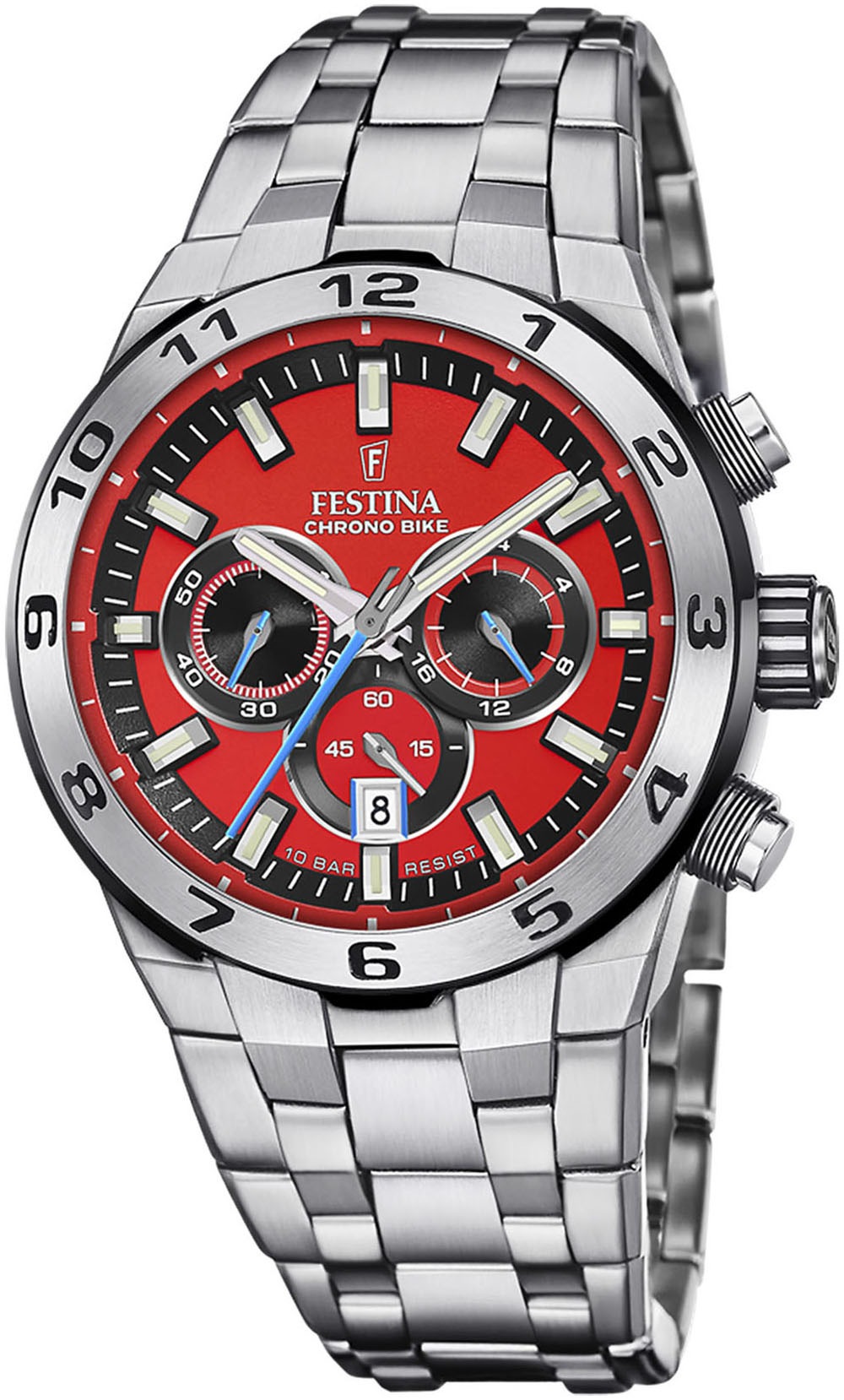 Festina Chronograph »Chrono Bike 2024«, Armbanduhr, Quarzuhr, Herrenuhr, Stoppfunktion