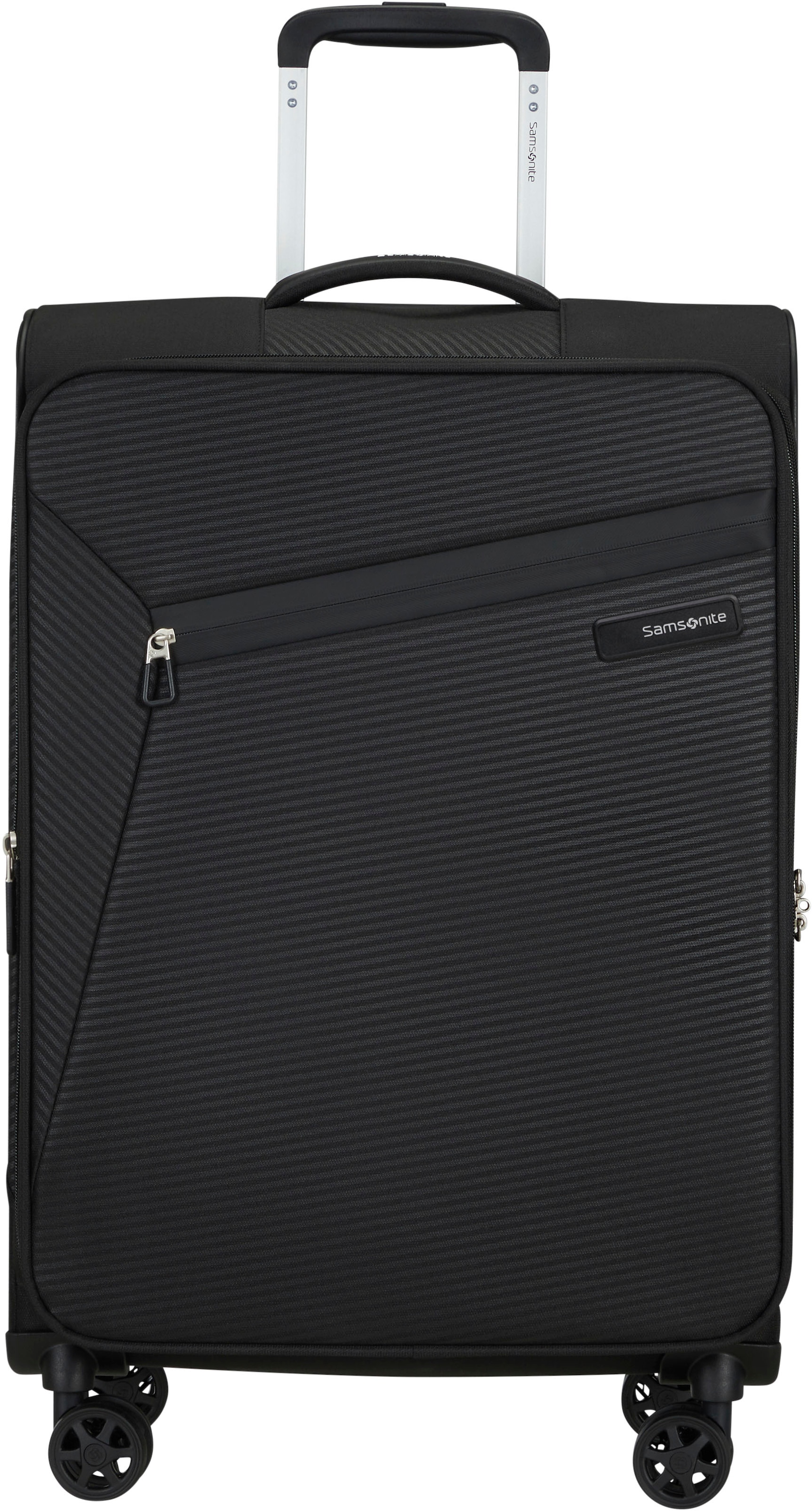 Samsonite Weichgepäck-Trolley »LITEBEAM, verschiedene Größen und Farben«, 4 Rollen, Reisekoffer Aufgabegepäck Trolley Volumenerweiterung bei M/L