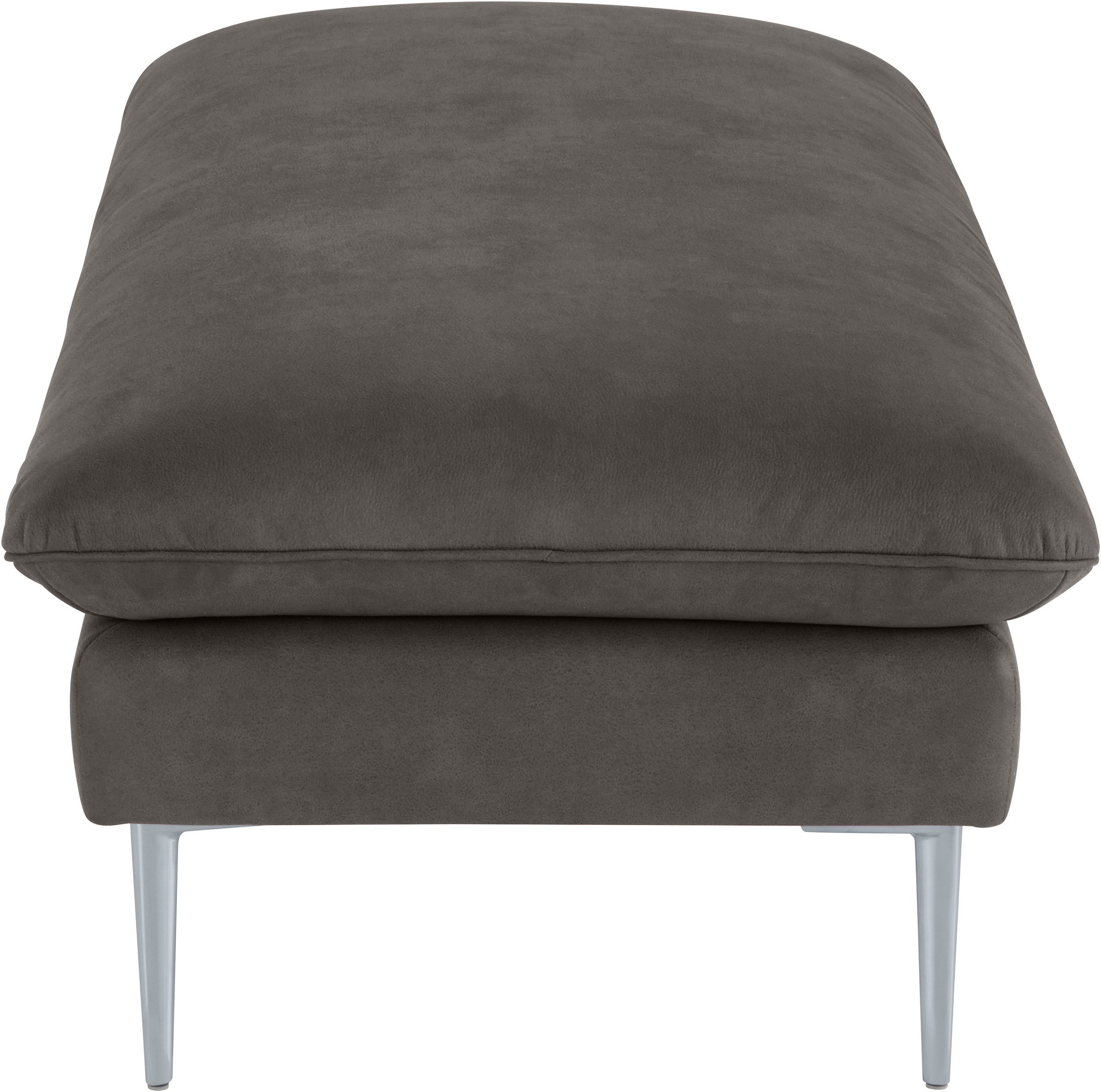 W.SCHILLIG Hocker »enjoy&MORE«, Füße silber matt, Breite 151 cm