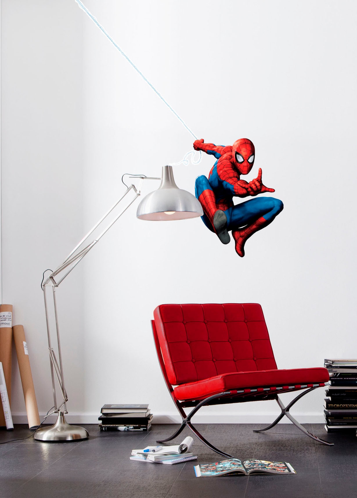 Komar Wandtattoo »Spider-Man«, (3 St.), 50x70 cm (Breite x Höhe), selbstklebendes Wandtattoo