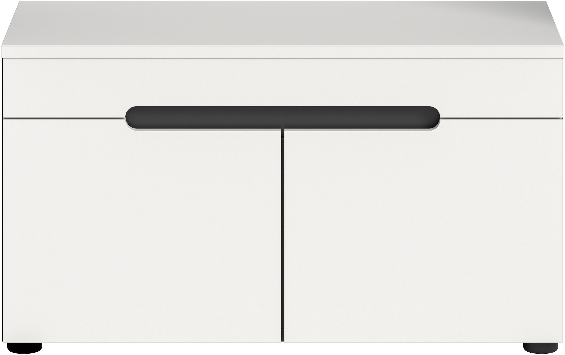 INOSIGN Sitzbank »REHAT, TOPSELLER!, Breite 80cm, 2 Türen, 2 Fächer« in verschiedenen Farben erhältlich,  Garderobenbank, Flurbank, Dielenbank, Bank mit Stauraum, Bank