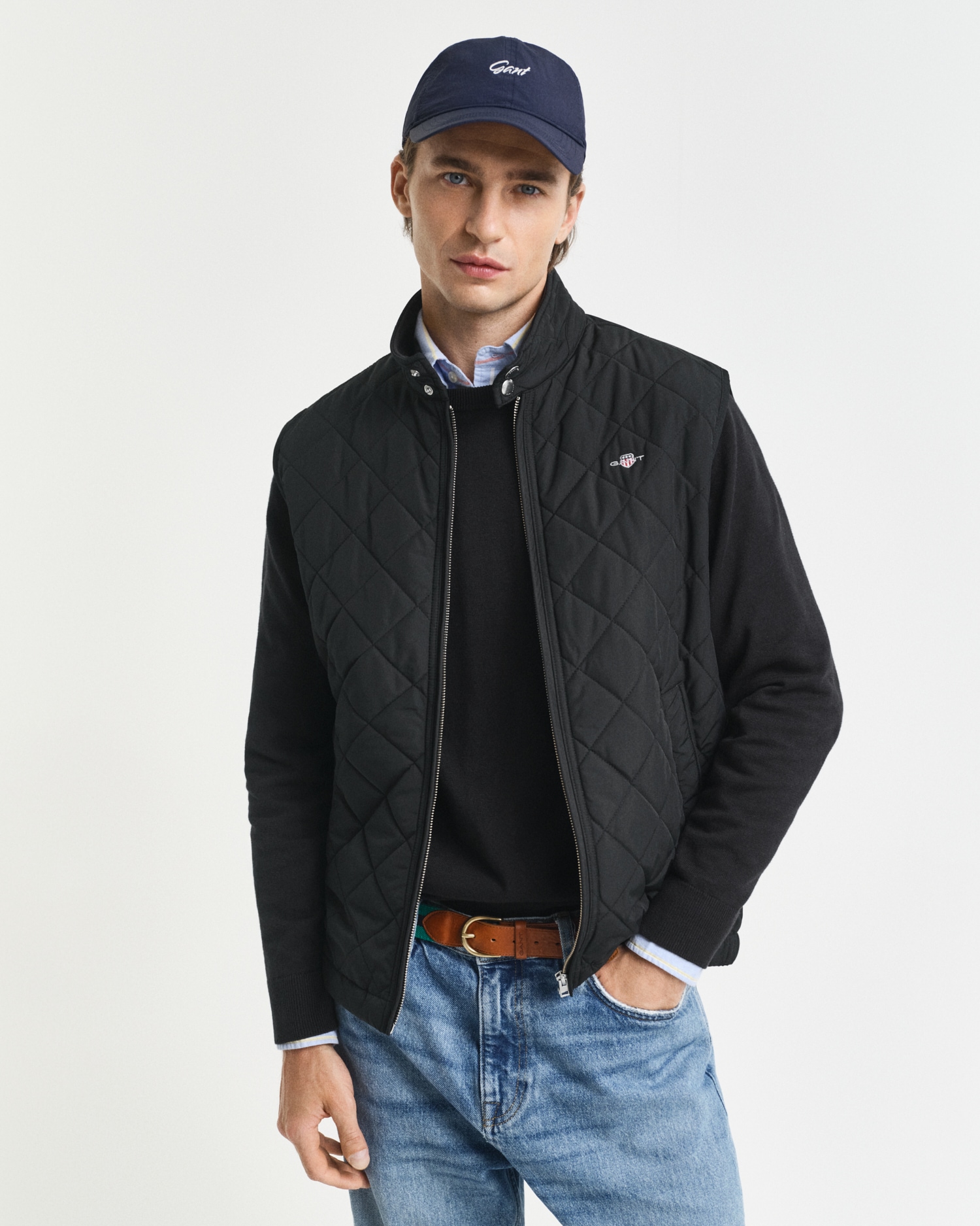 Gant Steppweste »QUILTED WINDCHEATER VEST« mit Wattierung aus recyceltem Polyester