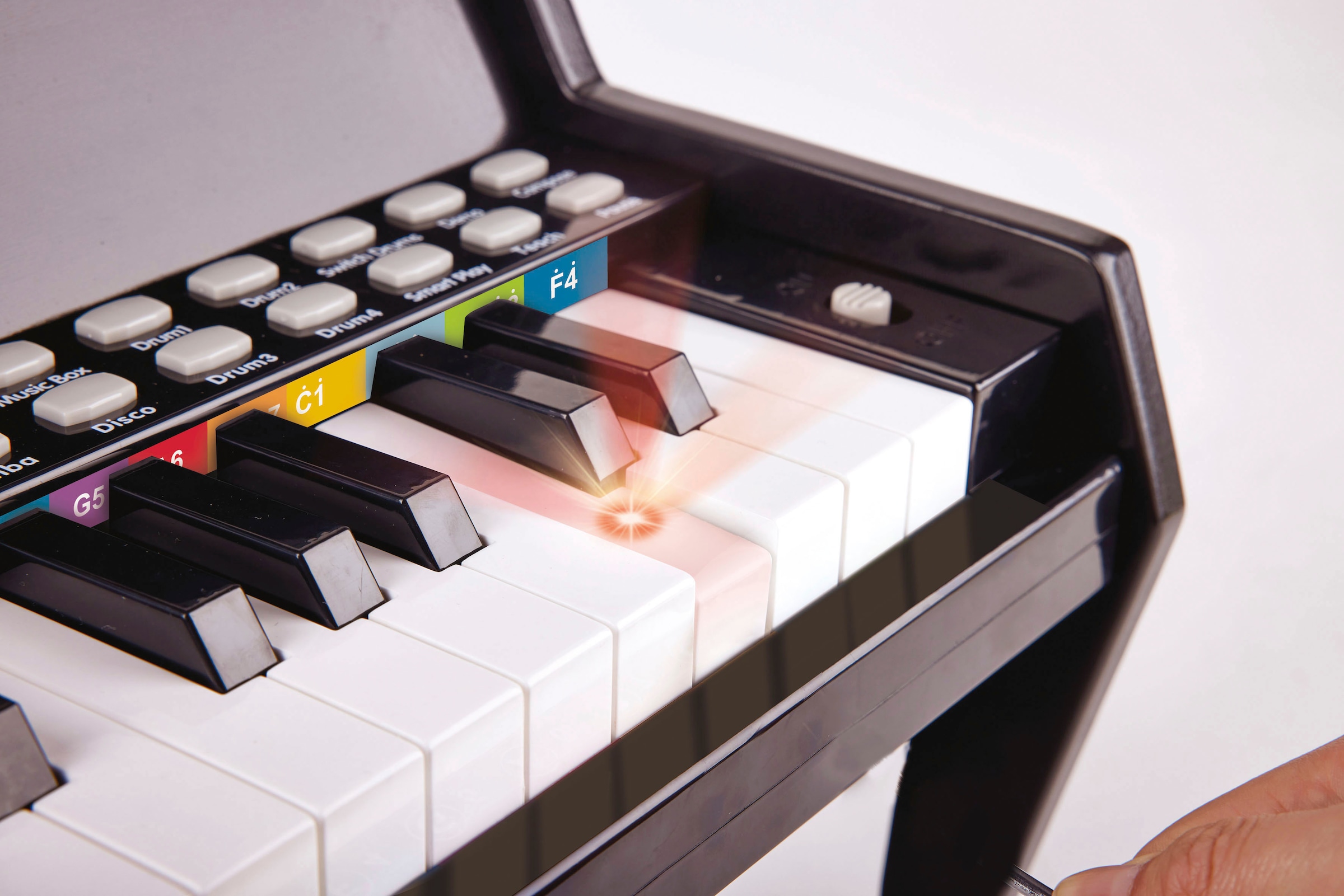 Hape Spielzeug-Musikinstrument »Leuchttasten-Piano mit Hocker«