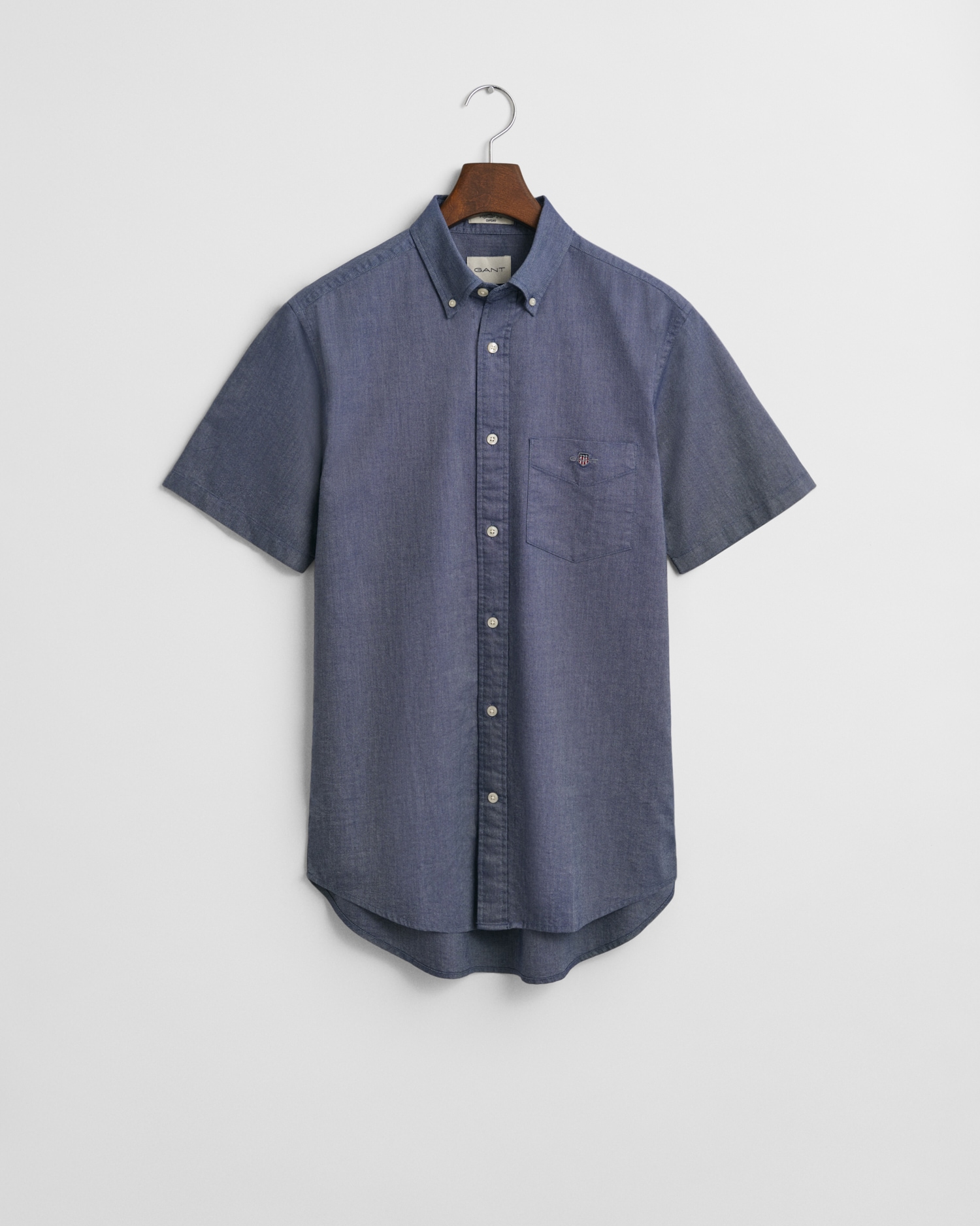 Gant Kurzarmhemd »REG OXFORD SHIRT«, Gant-Stickerei
