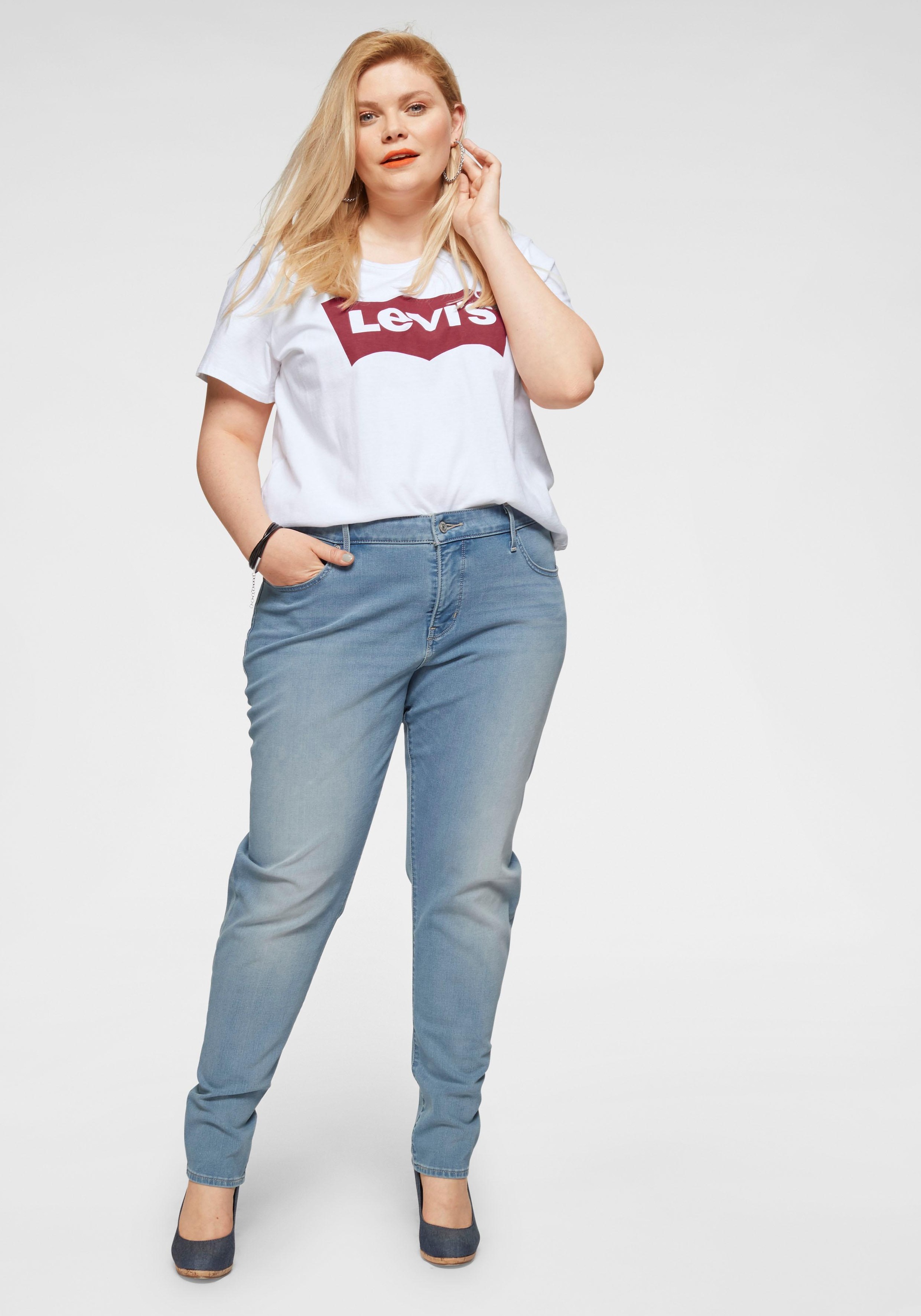 Levi's® Plus T-Shirt »Perfect Tee«, mit Batwing-Logo