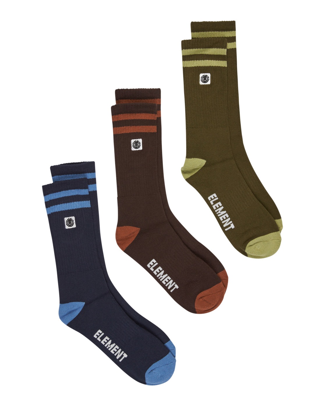 Element Herren Socken »2Tone Icon 3Pk«, Größe Einheitsgröße