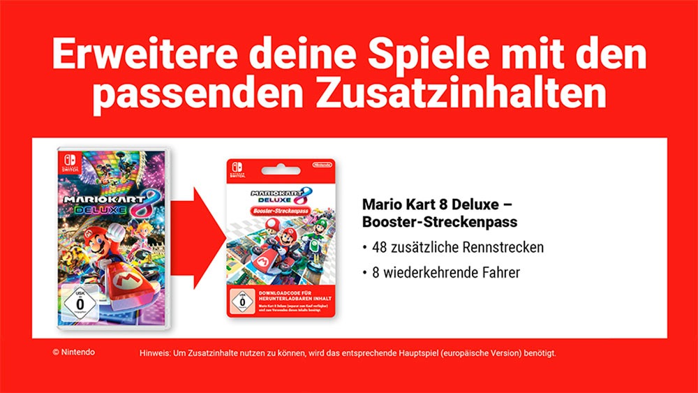 Nintendo Switch Spielesoftware »Mario Kart 8 Deluxe«, Nintendo Switch