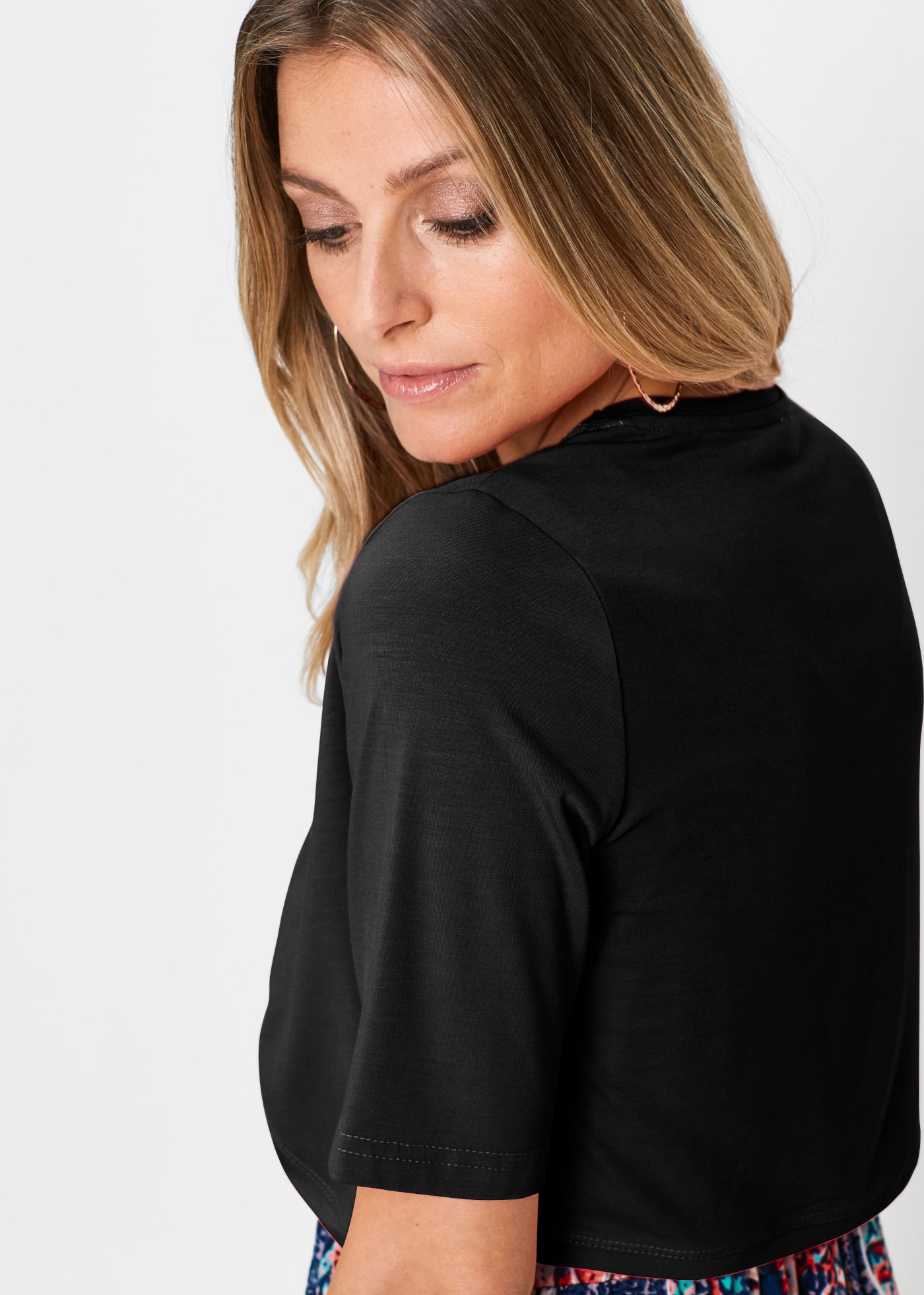 bonprix Boleroblazer mit halblangen Ärmeln, Loose Fit
