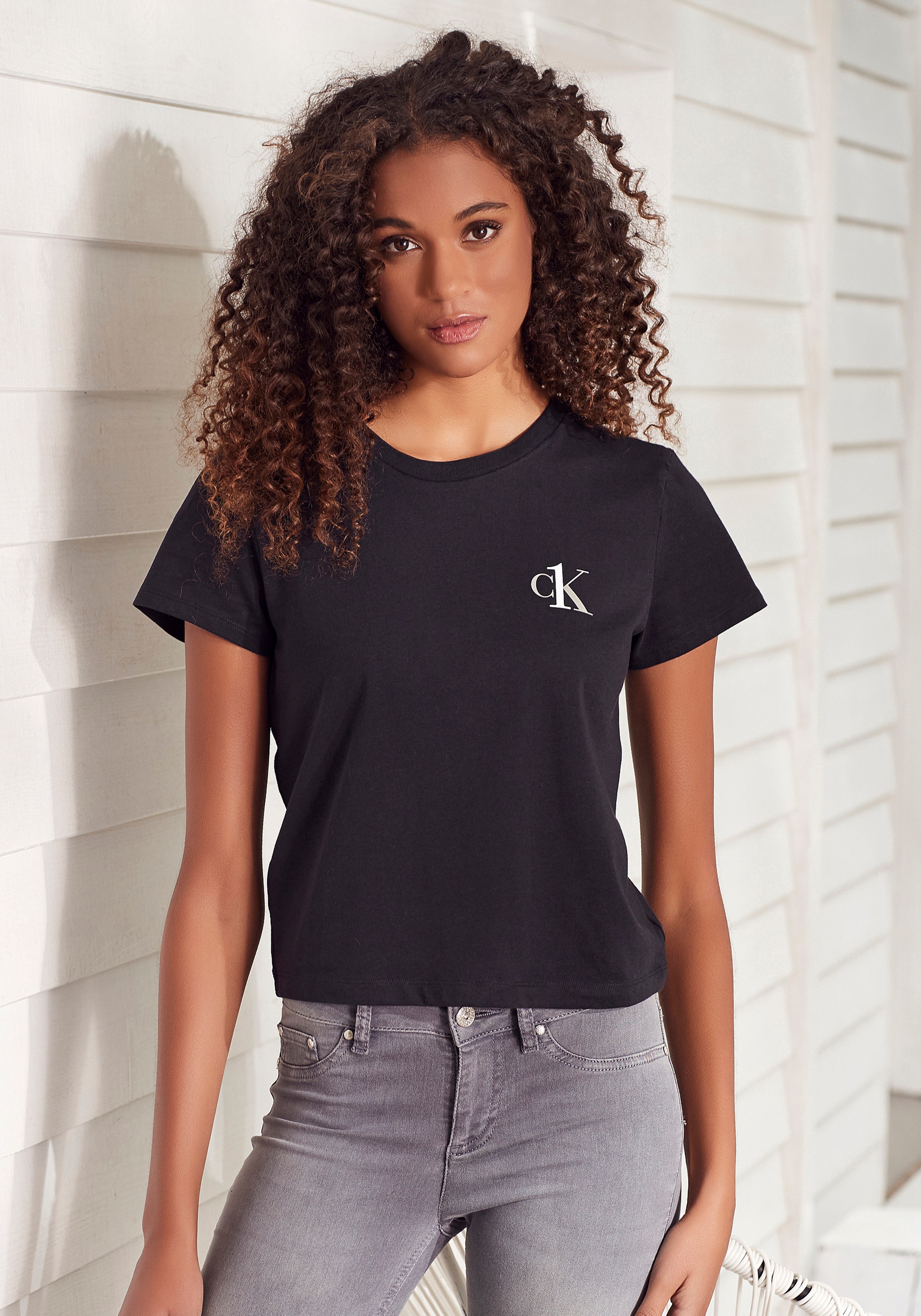 Calvin Klein T-Shirt »CK ONE LOUNGE«, mit kleinem CK Logodruck