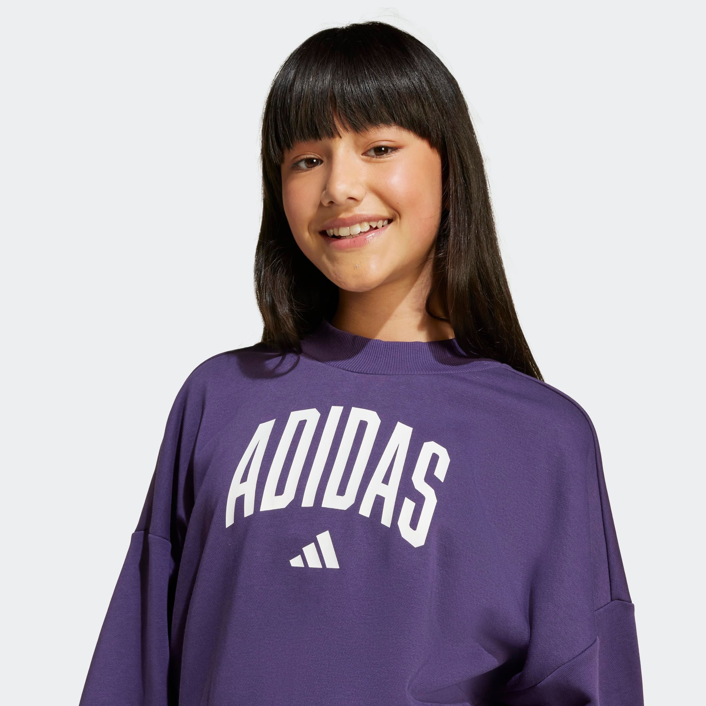 adidas Sportswear Sweatshirt »JG CLGT FT SWT«, sportlicher Stil, ohne Verschluss, mit Rundhalsausschnitt
