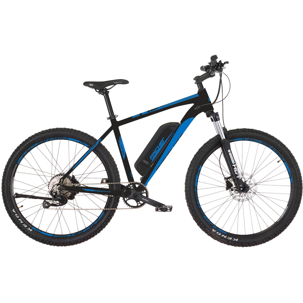 FISCHER Fahrrad E-Bike »MONTIS EM 1922 422 - 27,5 Zoll«, 9 Gang, Shimano, Altus, Heckmotor 250 W, (mit Schloss)