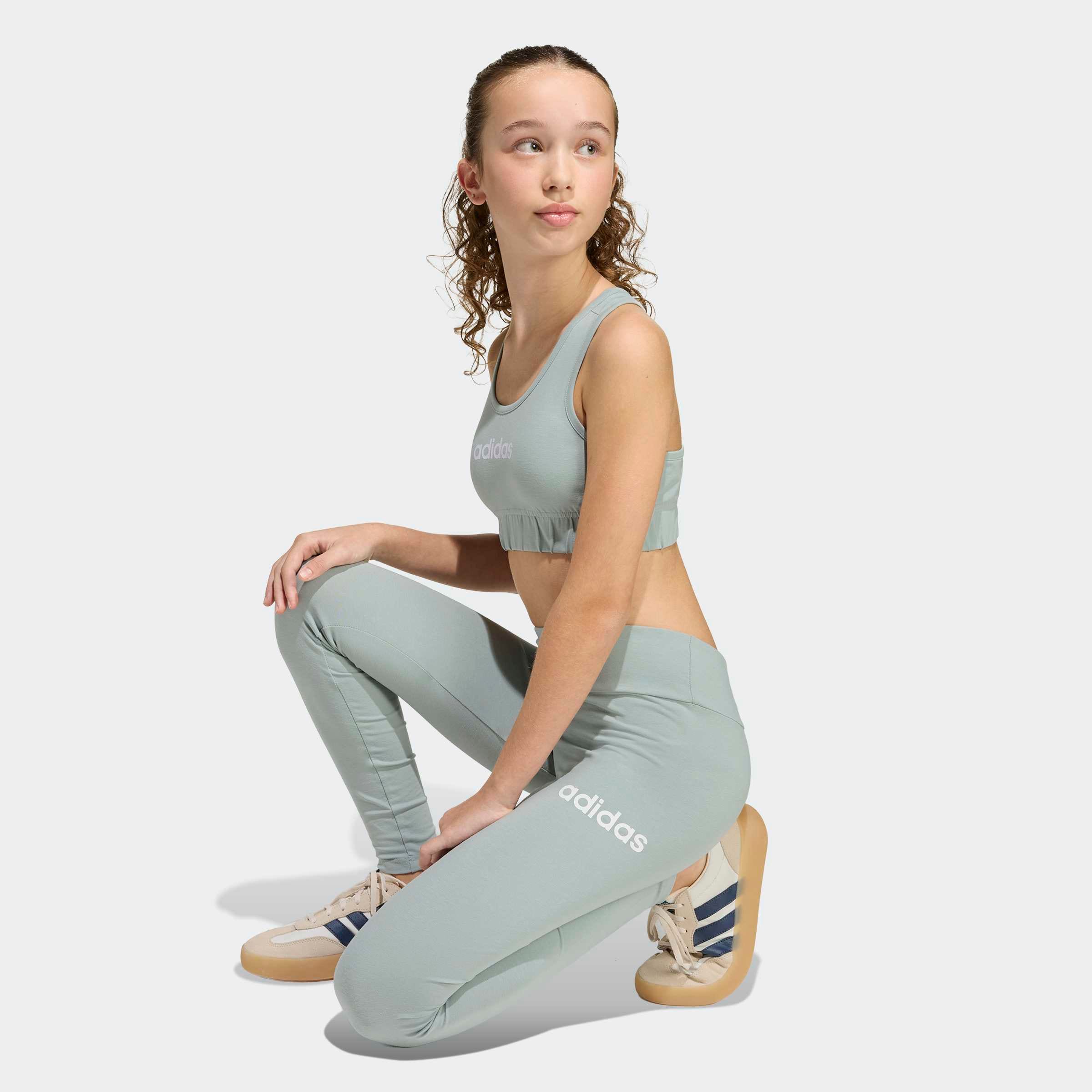 adidas Sportswear Leggings »ESSENTIALS KIDS«  sportlicher Stil, für Kinder, aus Baumwolle mit Elasthan
