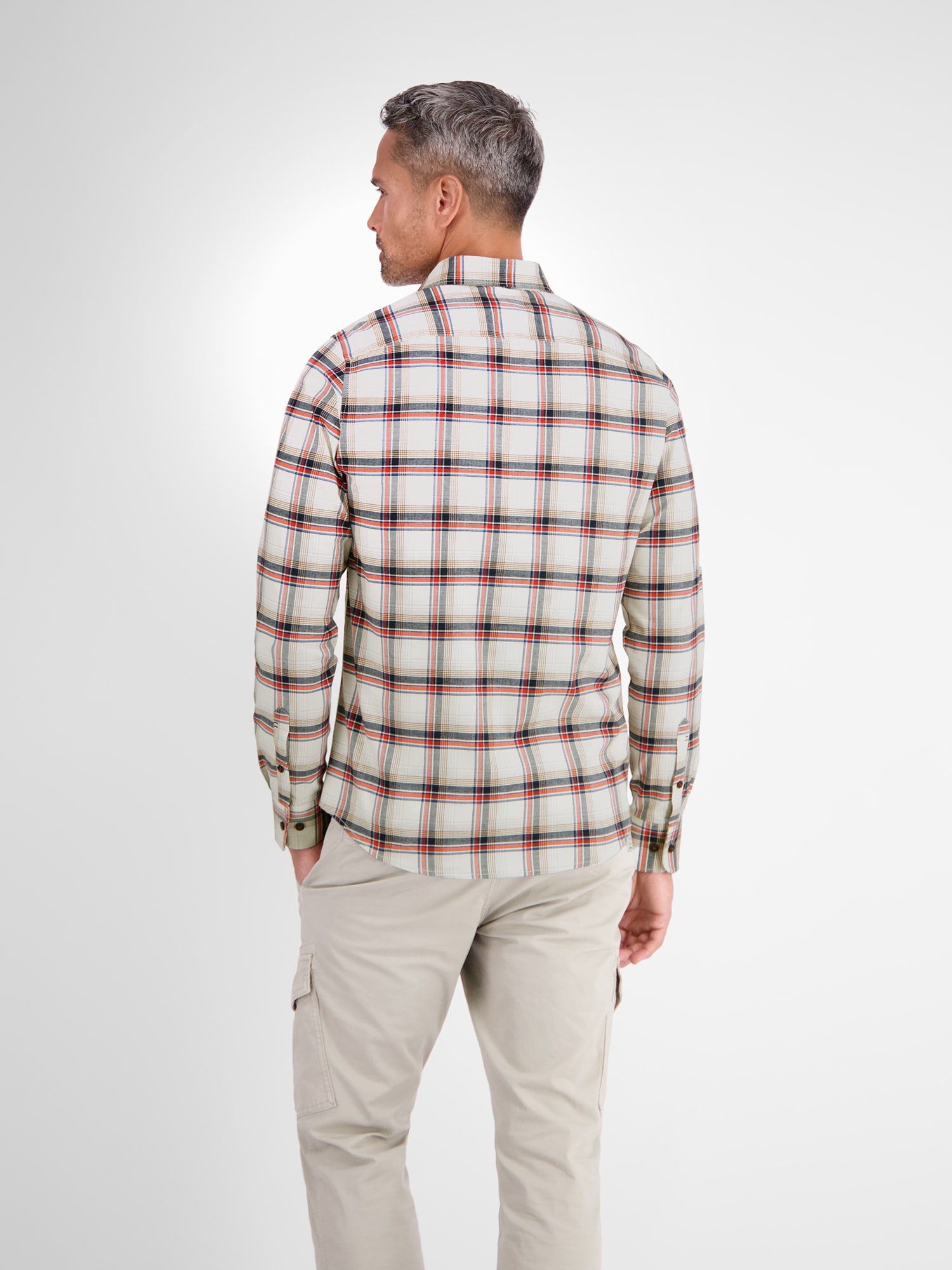 LERROS Langarmhemd »LERROS Langarmhemd, BIG FLANNELCHECK«