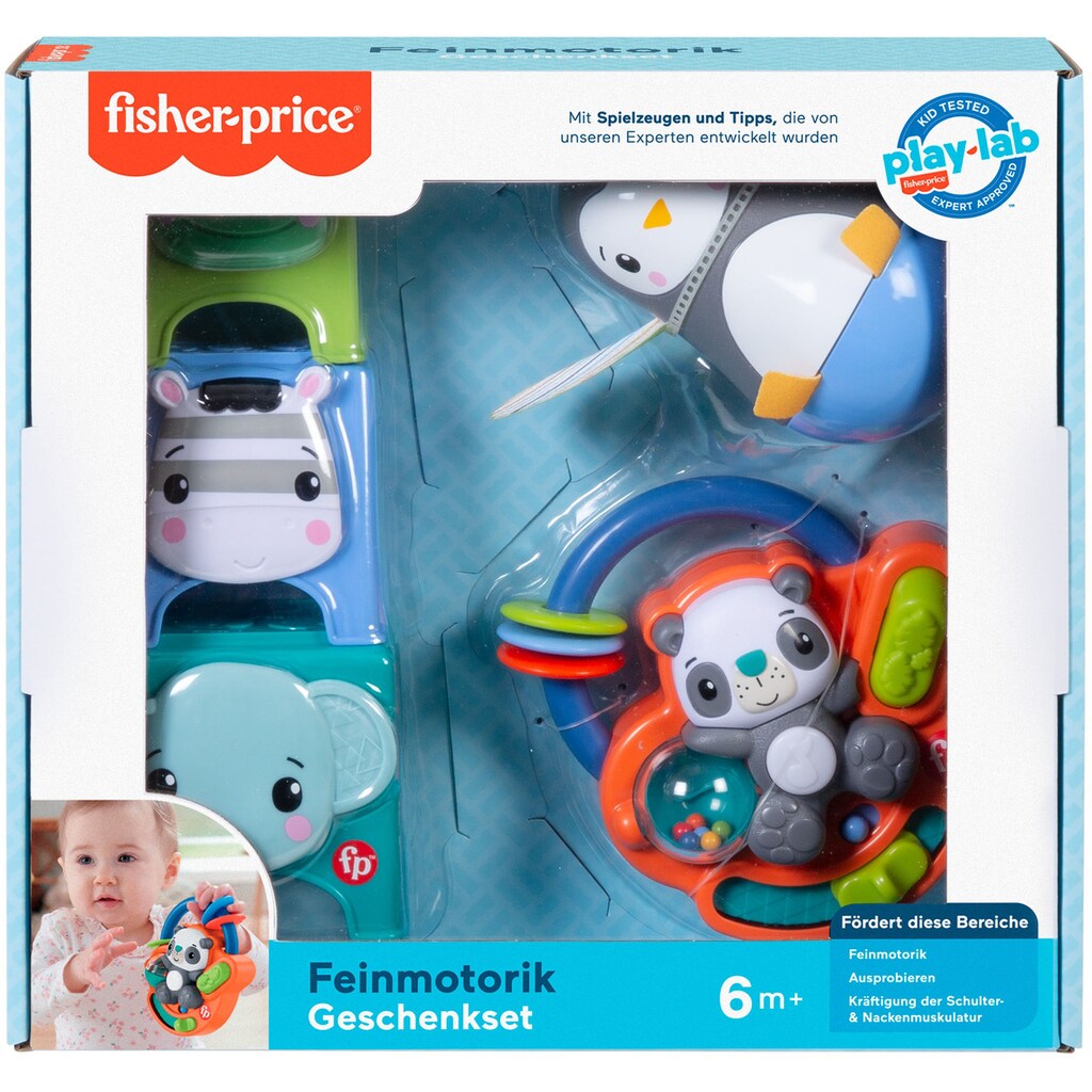 Fisher-Price® Greifspielzeug »Feinmotorik-Spielzeug Geschenkset«