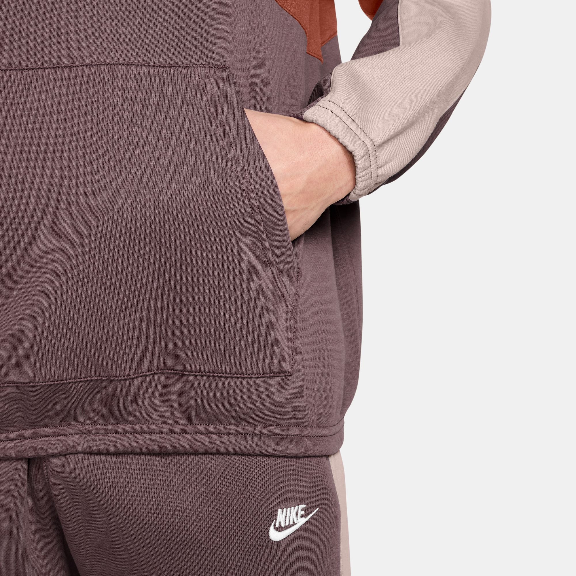 Nike Sportswear Trainingsanzug »M NK CLUB FLEECE HDED TRACK GX« mit durchgehendem Reißverschluss, aus Baumwolle und Polyester