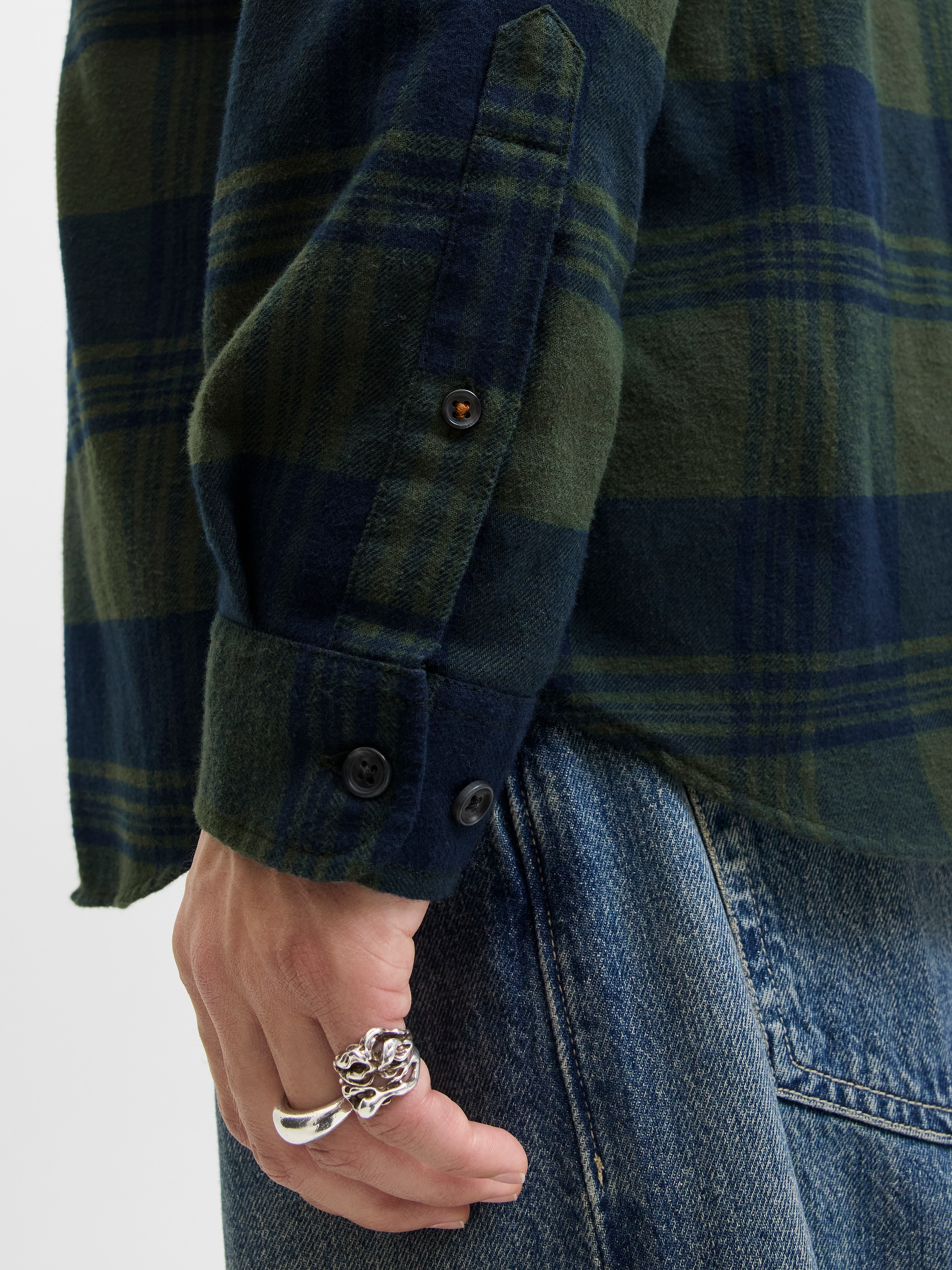 Jack & Jones Langarmhemd »JJJAMES BUFFALO SHIRT LS«