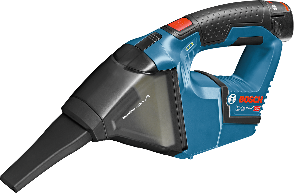 Bosch Professional Akku-Bodenstaubsauger »»GAS 12V««, Inkl. 2x Akku 3,0Ah und Schnellladegerät GAL 12V-40, in L-BOXX