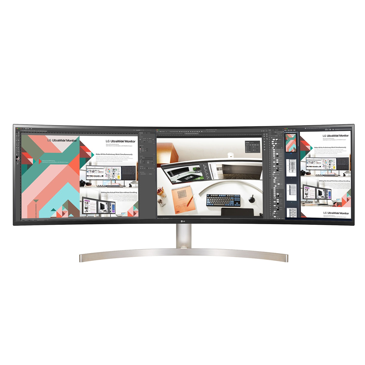 LG TFT-Monitor »49WL95C-W, Curved«, 124,46 cm/49 Zoll, 5120 x 1440 px, DQHD, 5 ms Reaktionszeit, 60 Hz