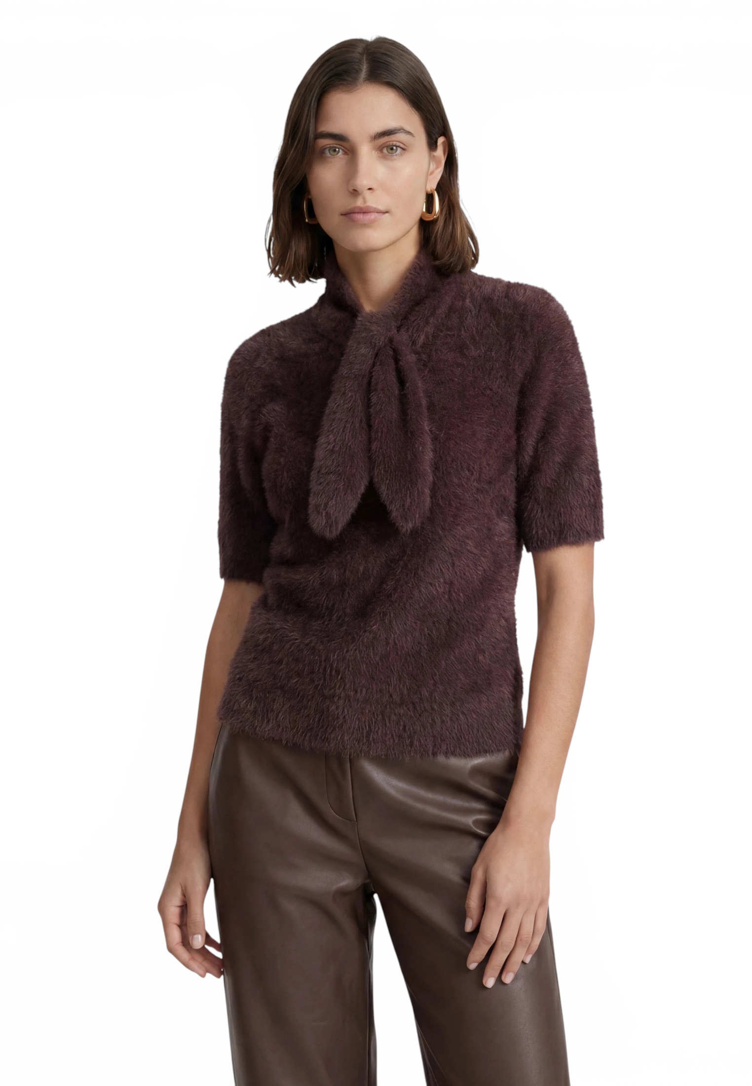Zero Strickpullover »Strickpullover kurzarm«