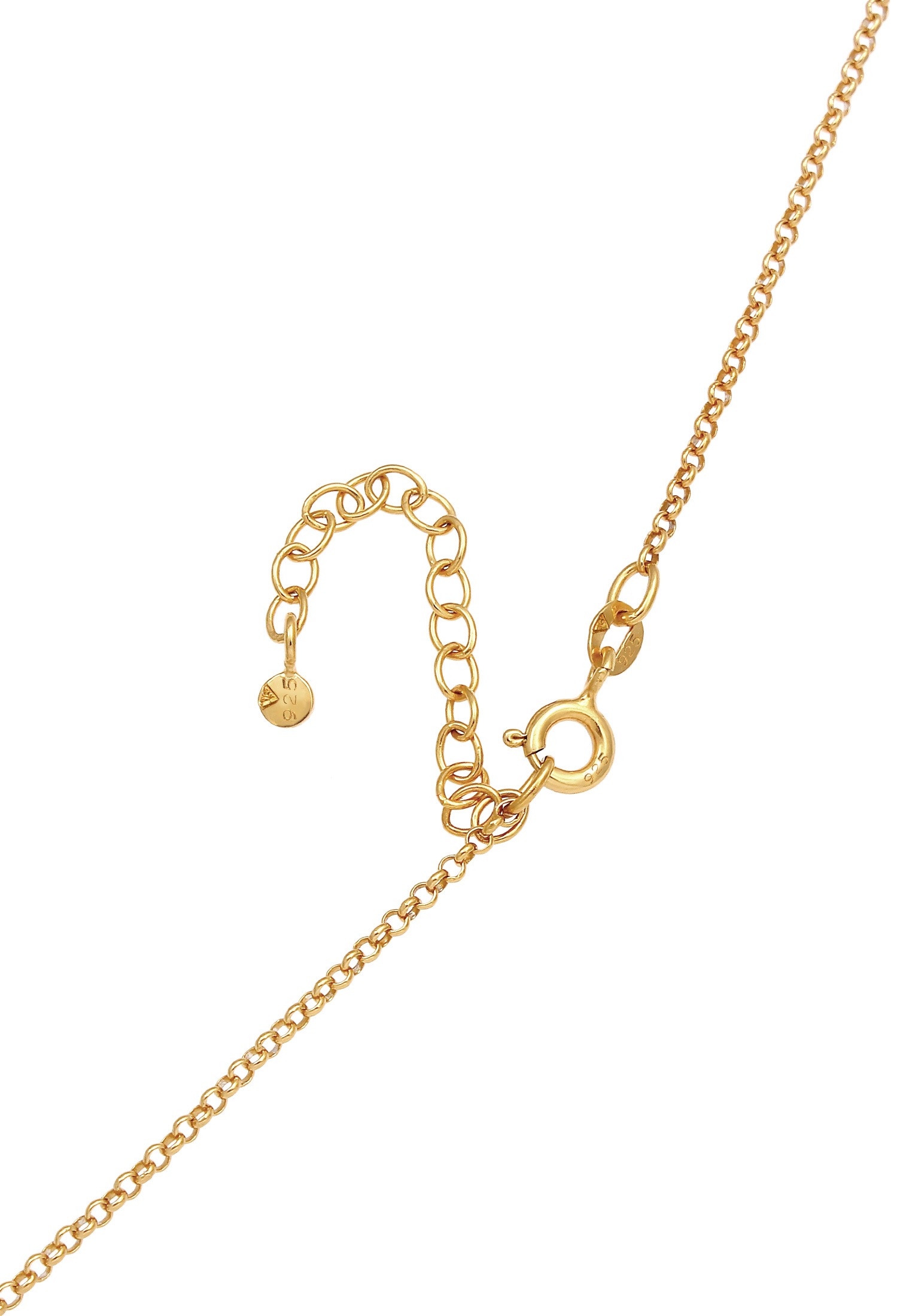 Elli Choker »Halskette Choker Plättchen Coin Geo Kreis Basic 925 Silber«