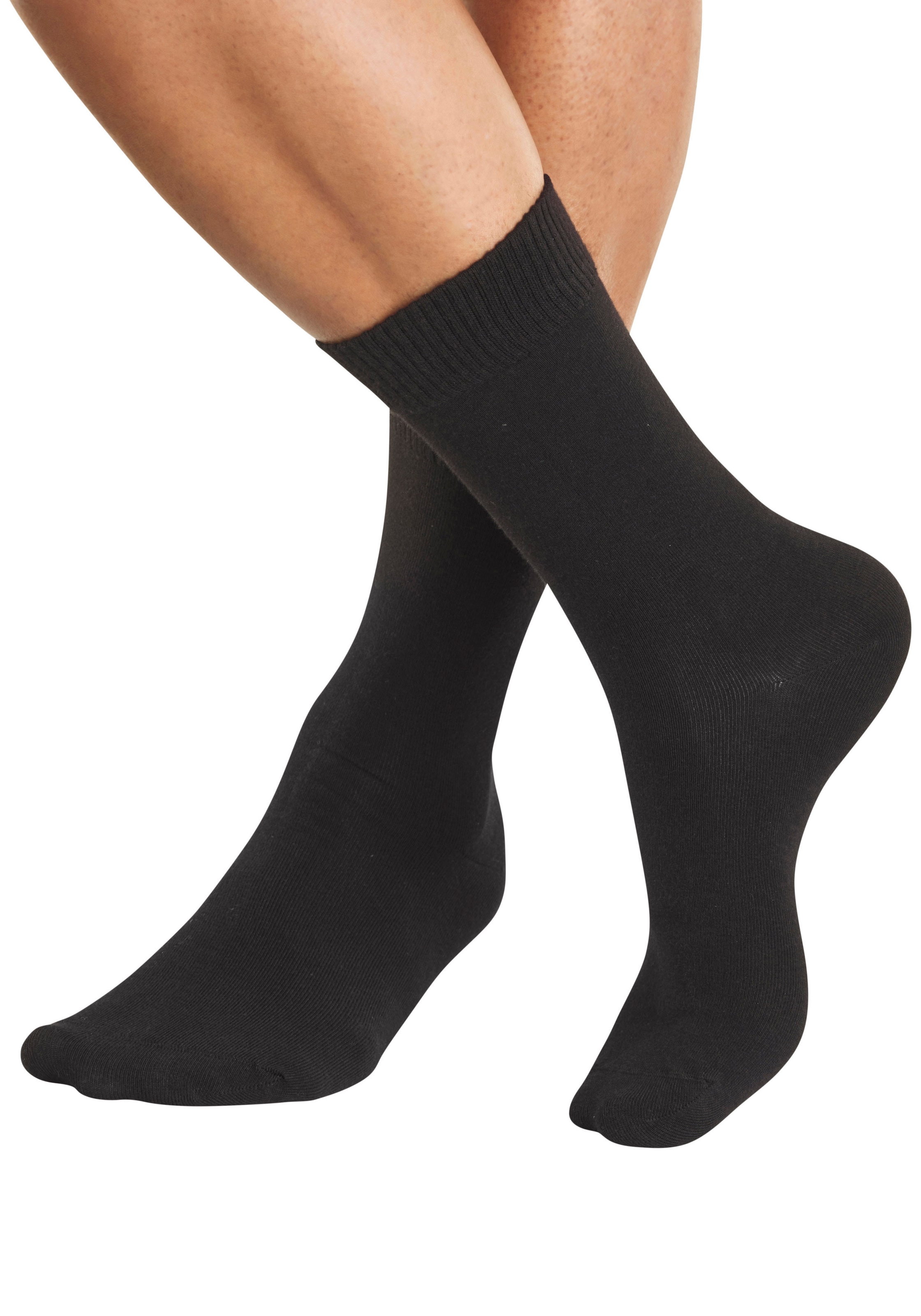 H.I.S Basicsocken Packung, 3 Paar tlg. mit weicher Viskose