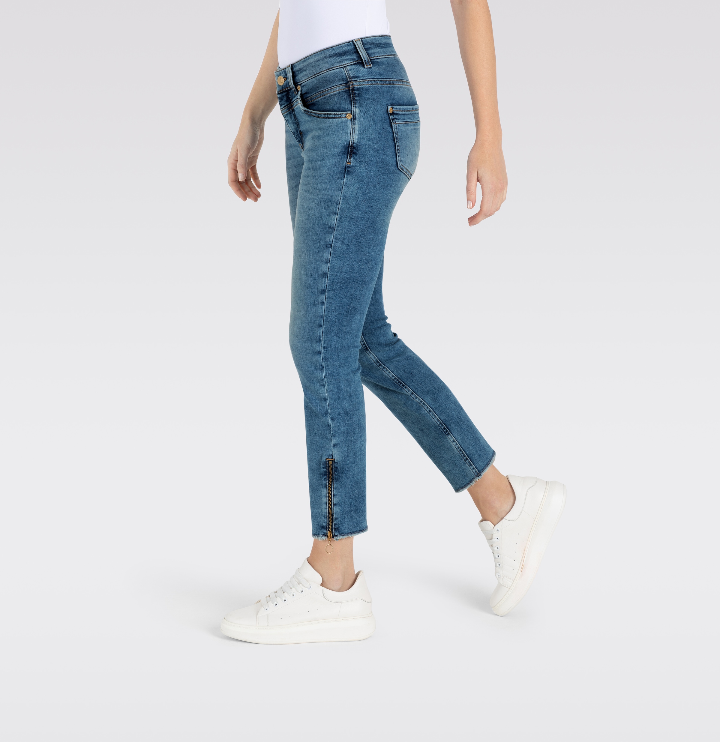 MAC Ankle-Jeans »Rich-Slim Chic«, Mit besonderer Coin-Pocket