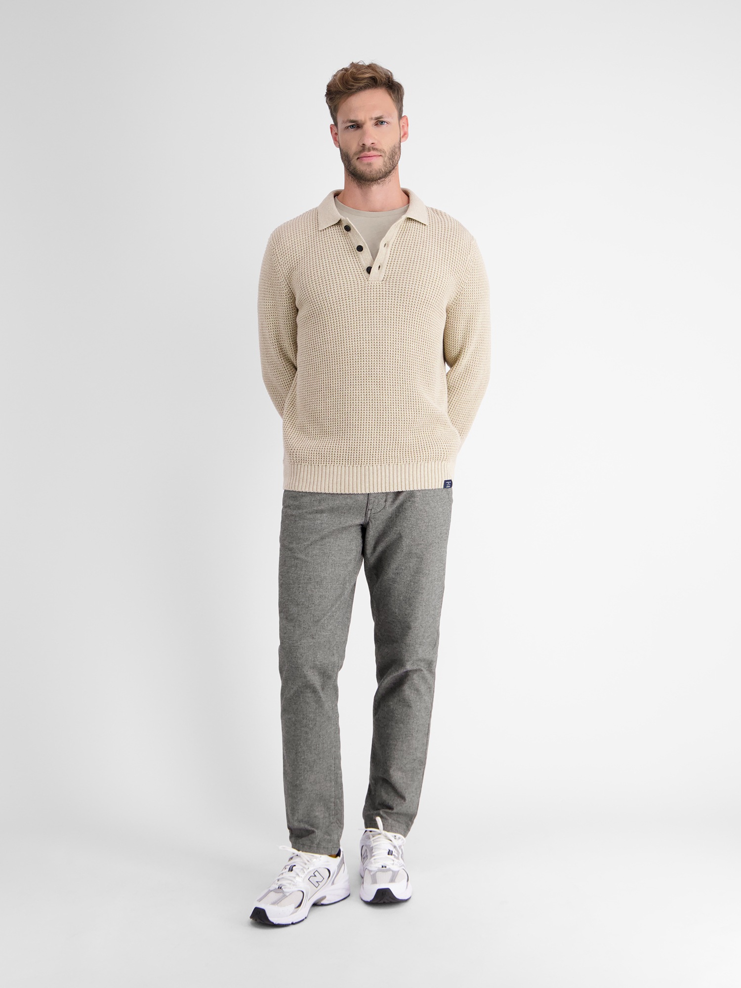 LERROS Chinohose »LERROS Chinos, Melange«