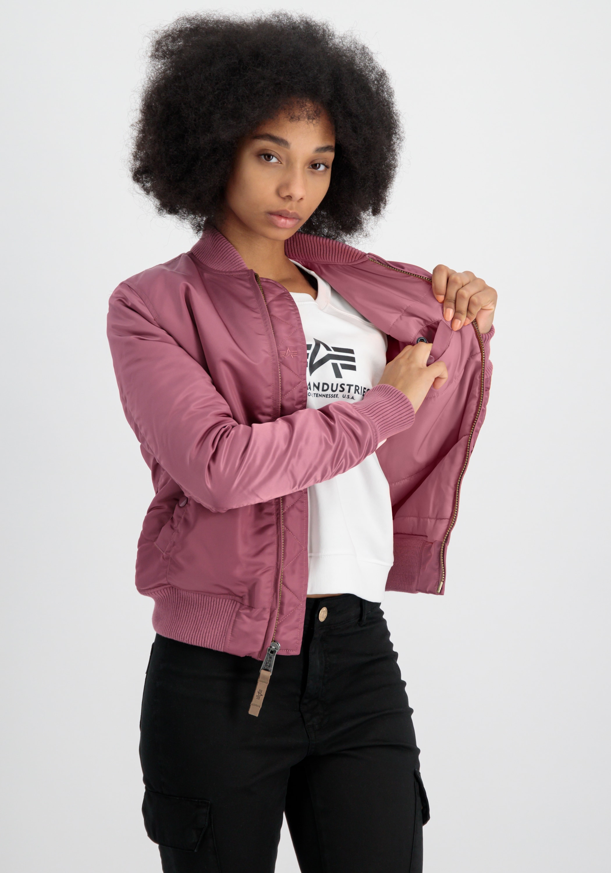 Alpha Industries Bomberjacke »Alpha Industries Women - Bomber Jackets MA-1 VF Vintage Fit 59 W«