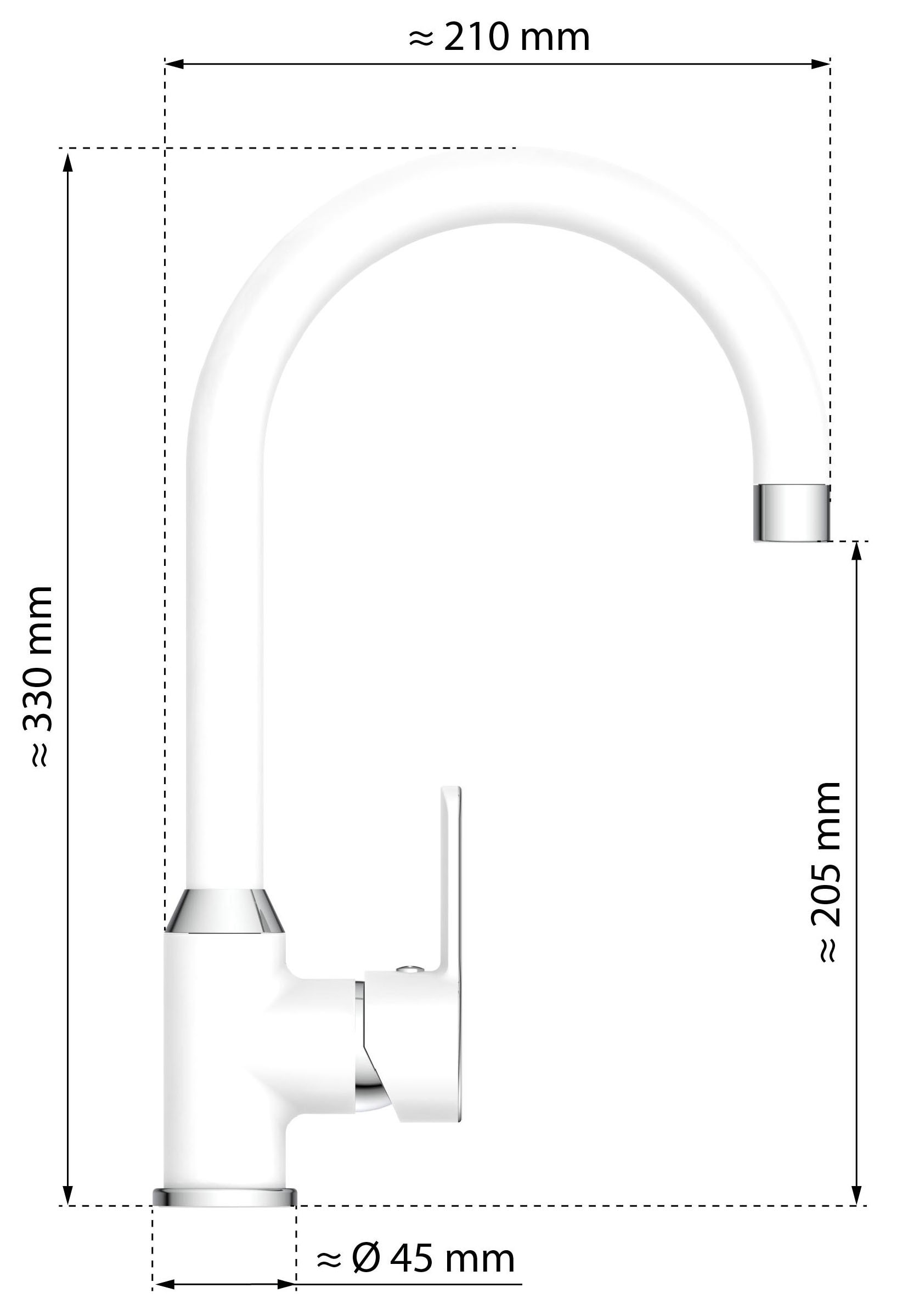 Eisl Spültischarmatur »DIZIANI«, Cold-Start-Funktion / 360° schwenkbar