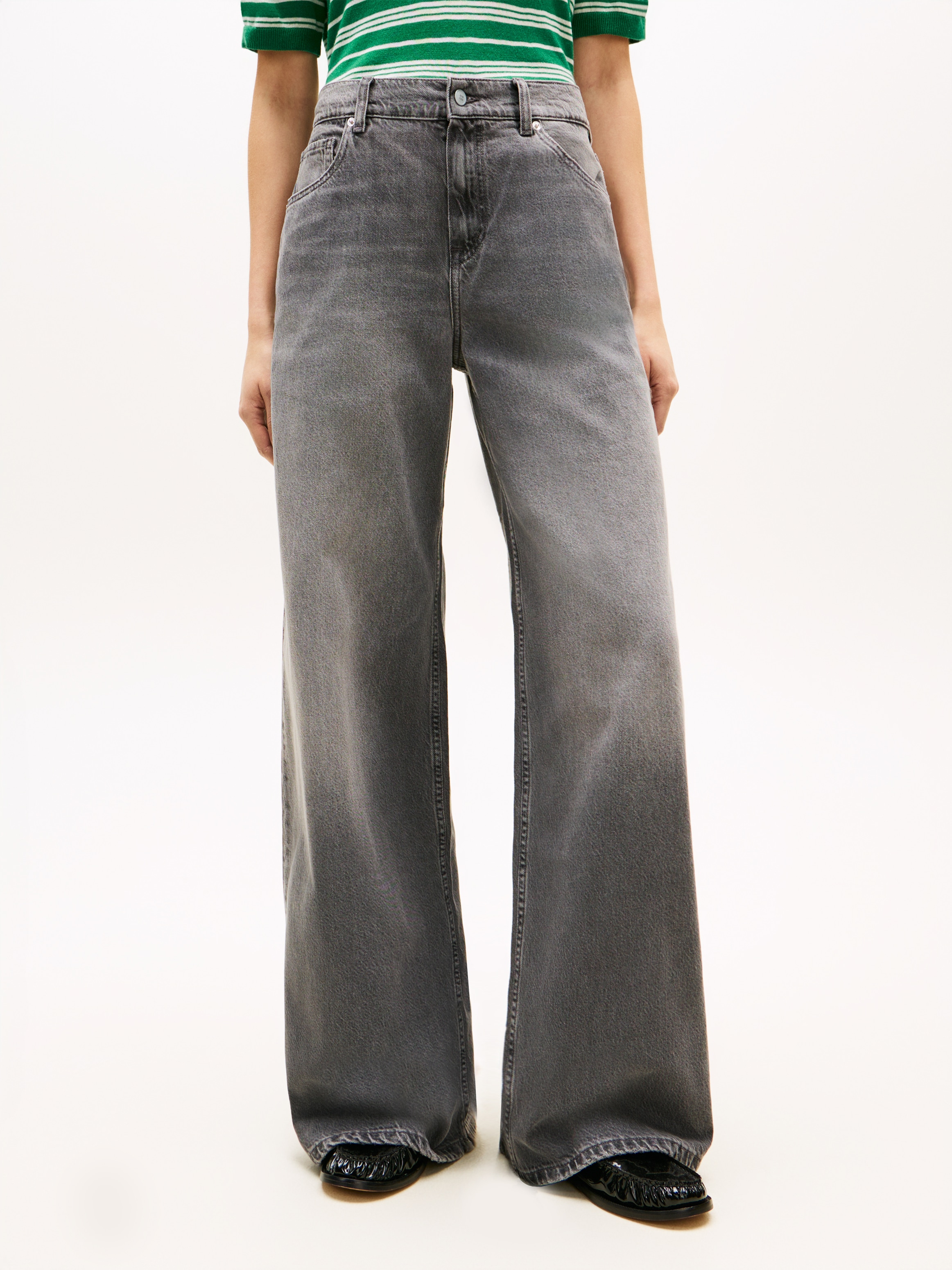 Tommy Hilfiger High-waist-Jeans »DNM 70's WIDE LEG HW«