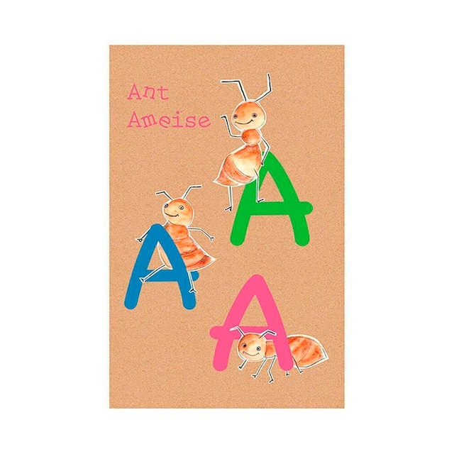 Komar Poster »ABC Animal A«, Buchstaben, (1 St.), Kinderzimmer, Schlafzimmer,  Wohnzimmer online bei OTTO
