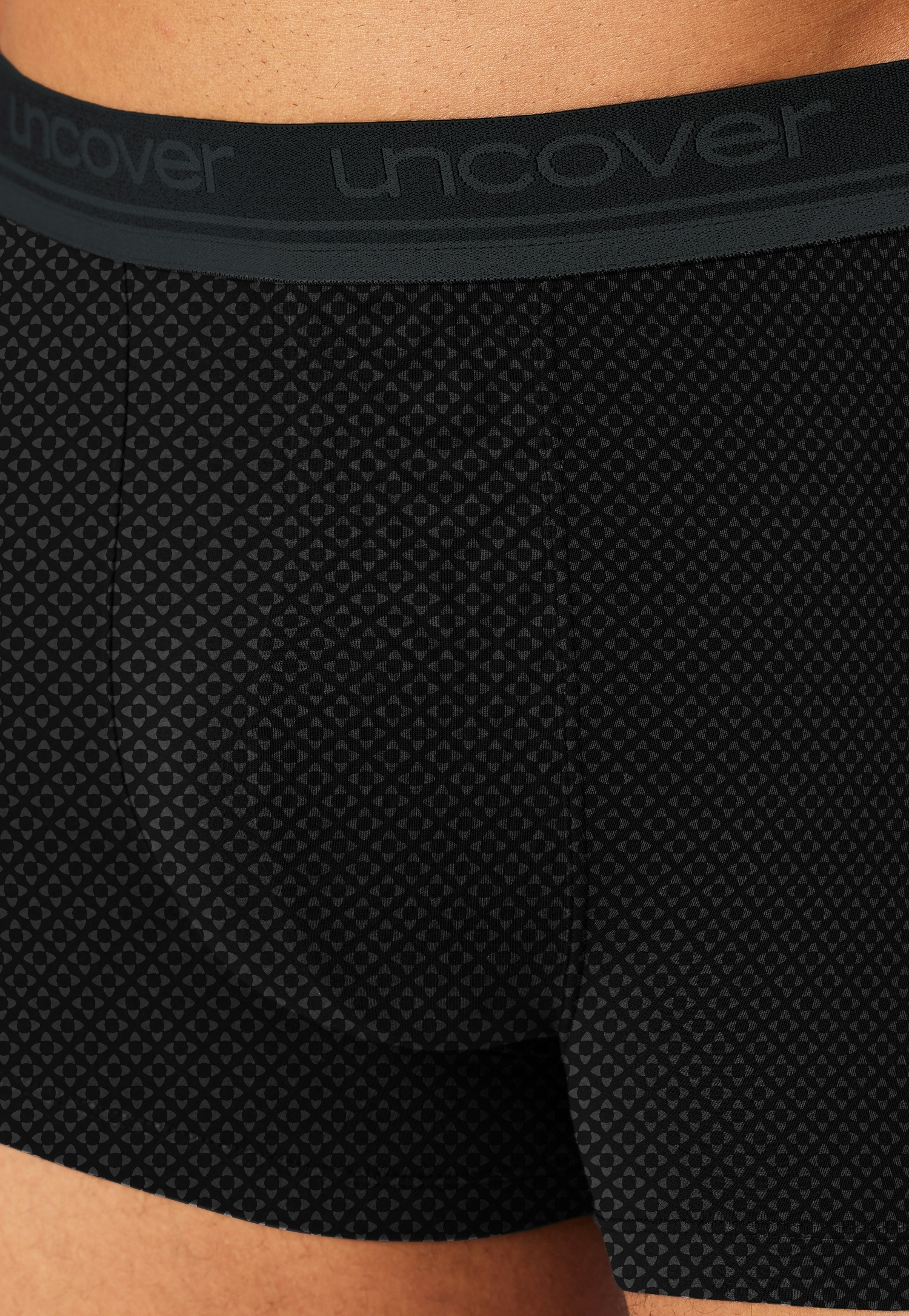 uncover by SCHIESSER Boxer »Uncover Cotton« 2er Pack,  ohne Eingriff, elastisch, Single Jersey-Qualität, Logo-Bund