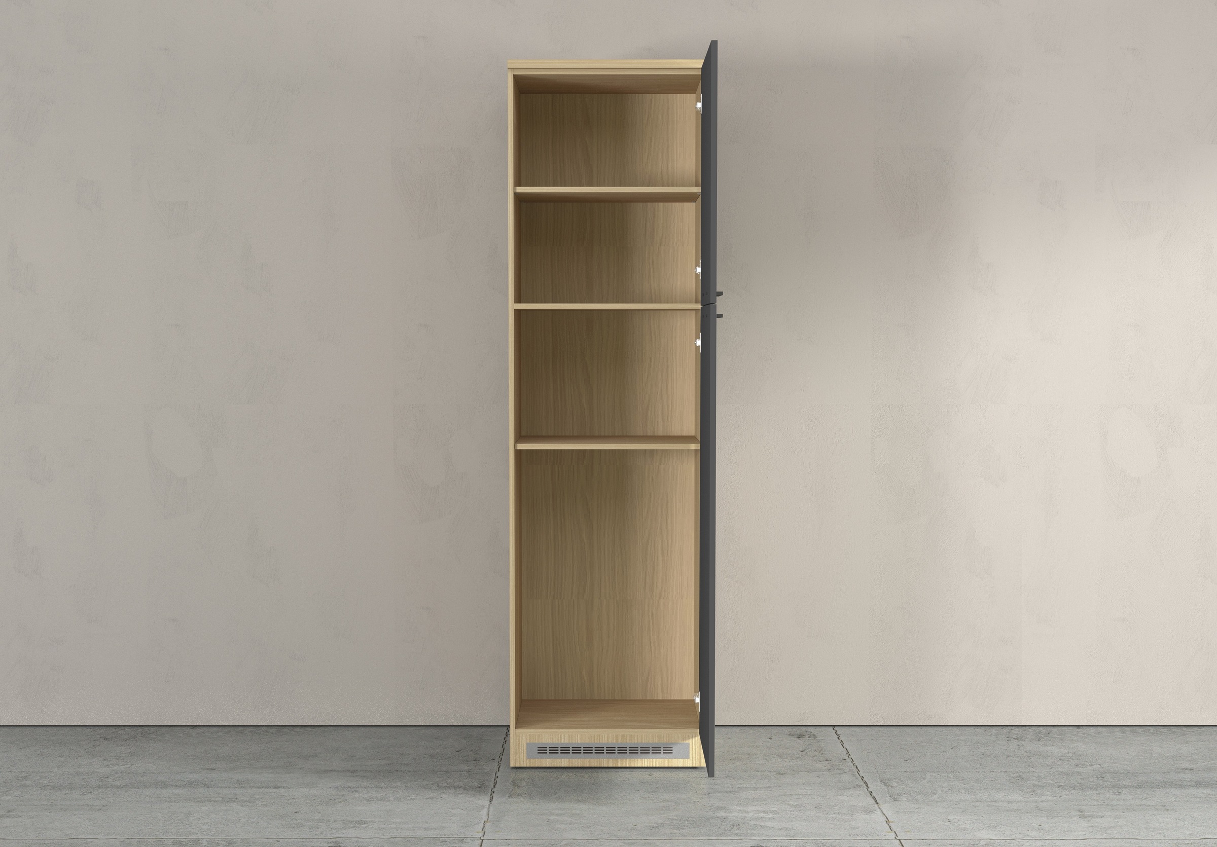 KOCHSTATION Kühlumbauschrank »Luna, Kühlschrank-Umbau, Einbauschrank für Kühlschrank, Made in Italy« B/T/H: 60×60×214,5 cm, für zwei Kühlschrankhöhen vorbereitet