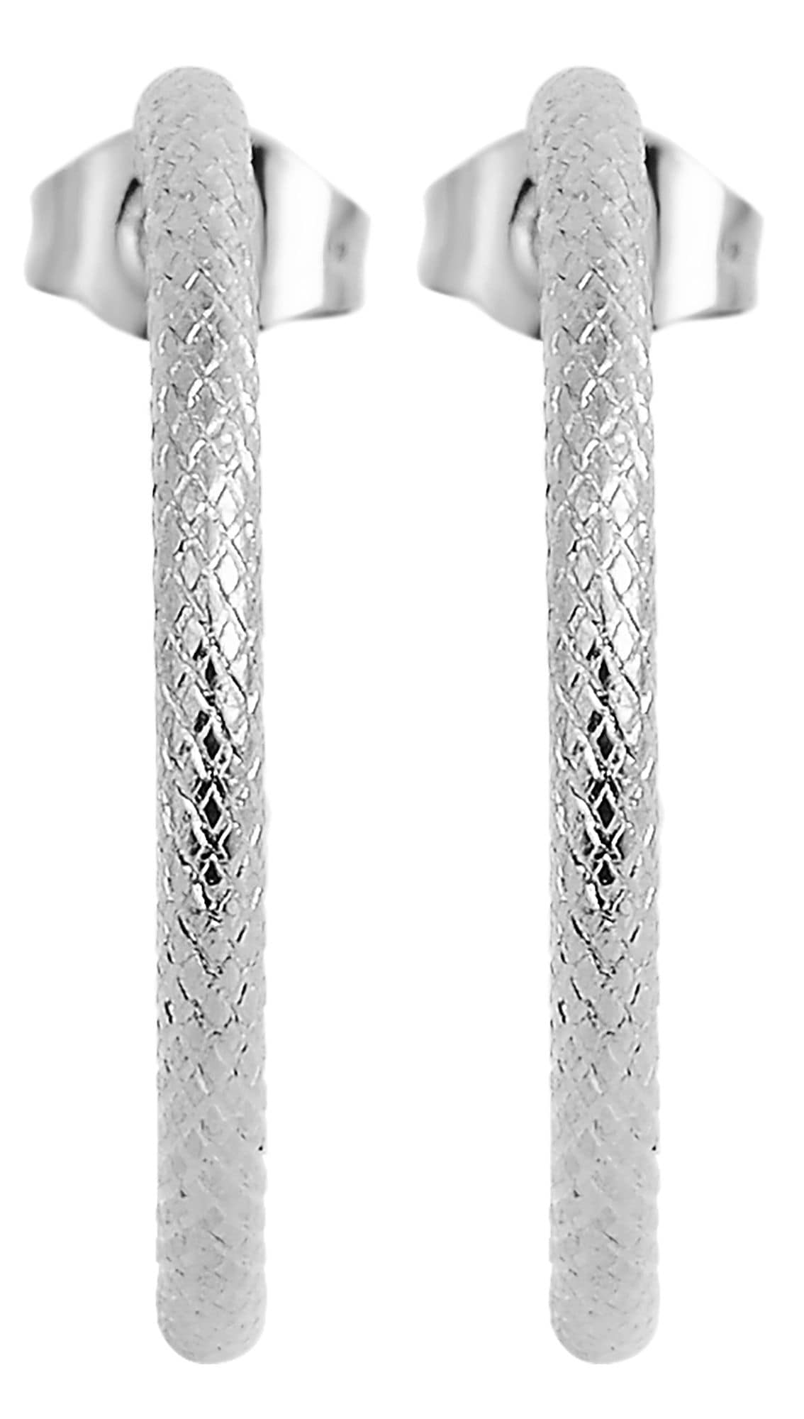 Adelia´s Paar Creolen »Damen Ohrringe ¿ Creole aus Edelstahl«