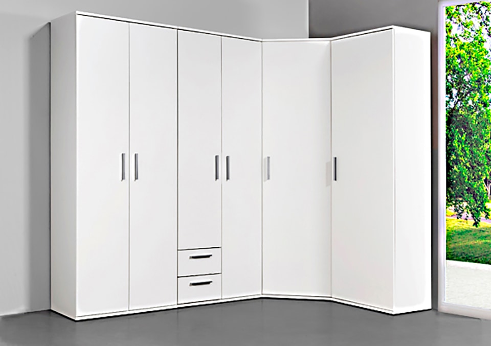 Procontour Mehrzweckschrank »Eckschrank Clara BESTSELLER!«, (OTTOs Choice), Höhe 167cm, mit variabel verstellbaren Einlegeböden