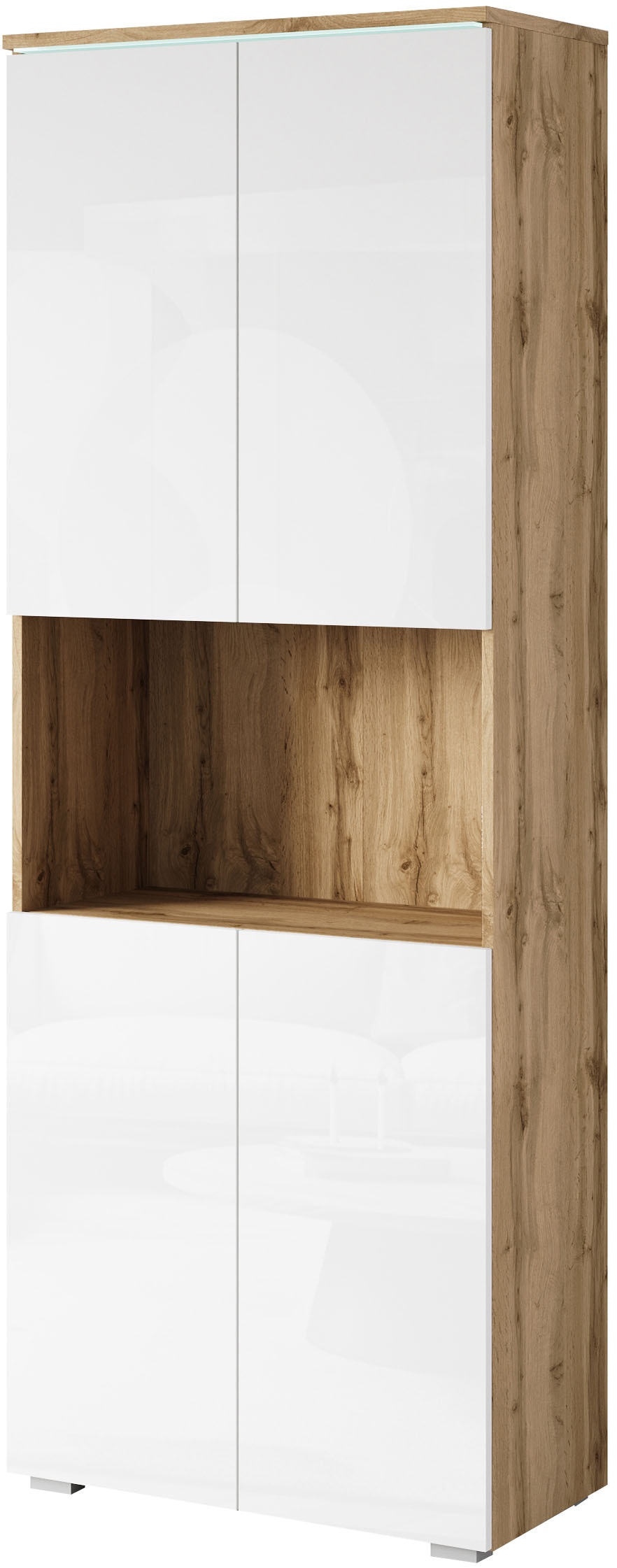 INOSIGN Aktenschrank »Vera, Mehrzweckschrank mit LED-Beleuchtung« Praktischer Stauraum mit höhenverstellbaren Ablageböden, H. 182 cm