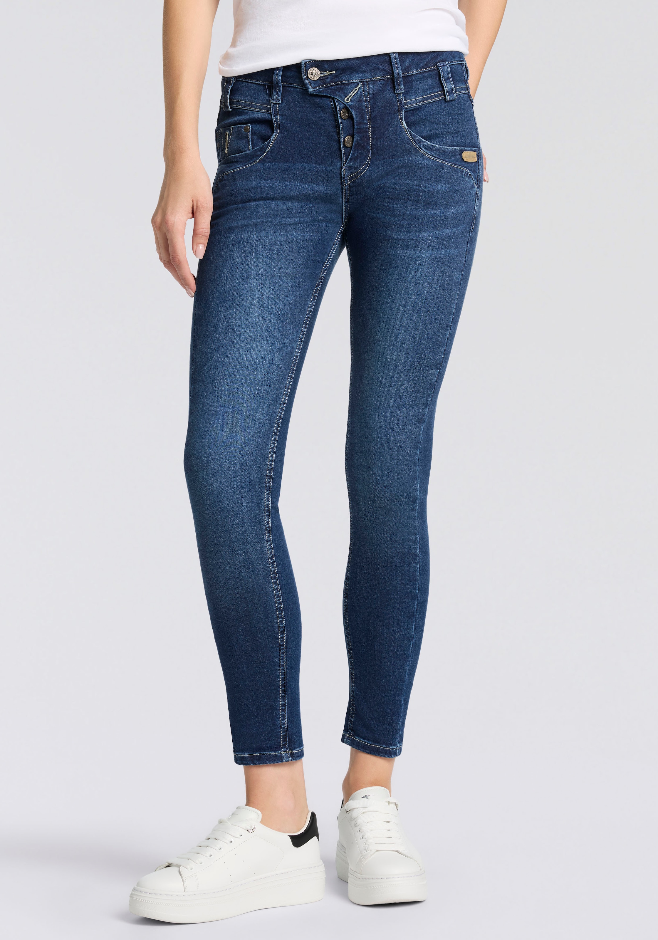 GANG Slim-fit-Jeans »94MARGE«, mit besonderem 4-Knopf-Verschluss