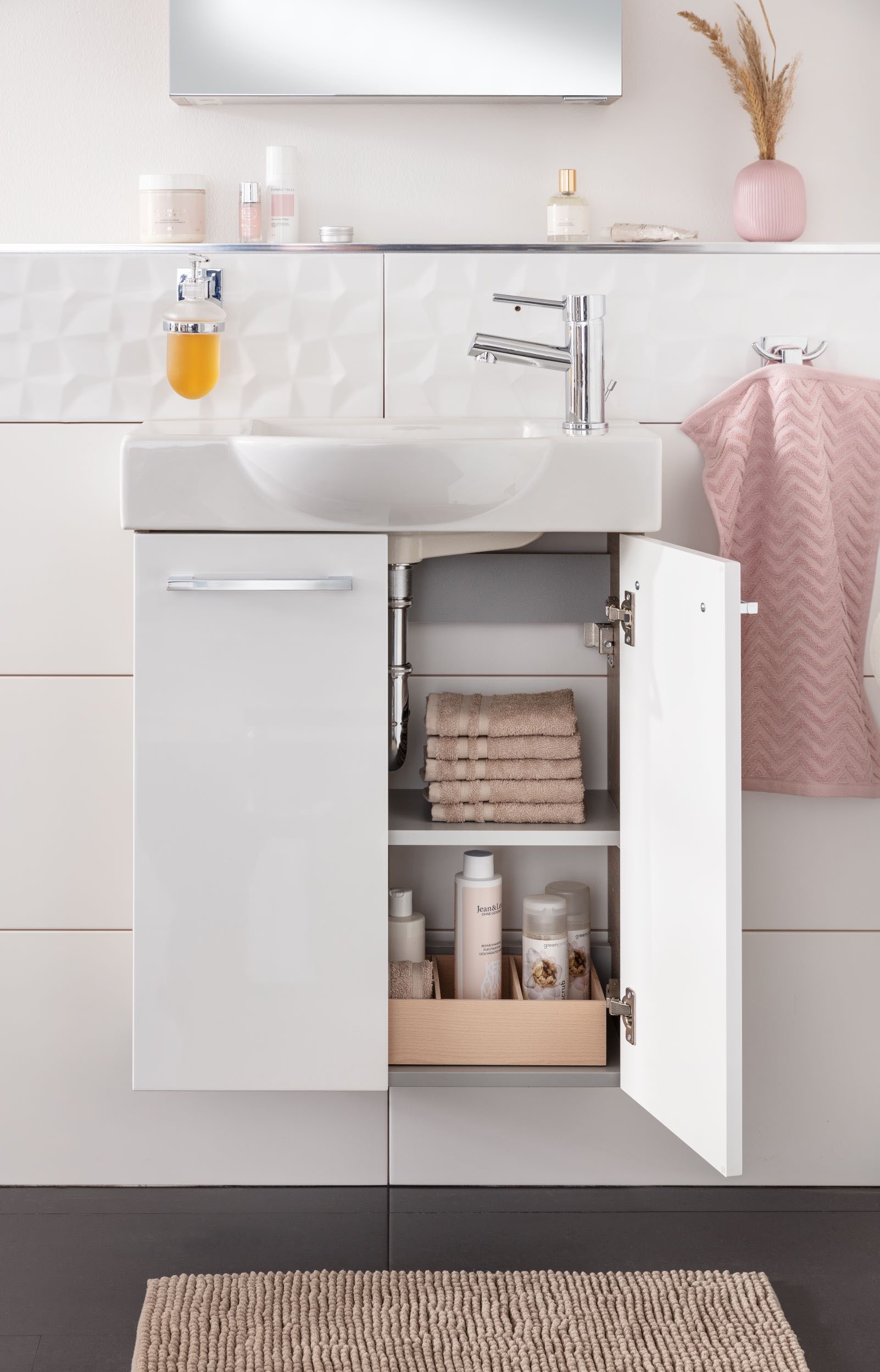 FACKELMANN Waschbeckenunterschrank »SBC«, Badmöbel für Gäste-WC, Breite ca.  55 cm online kaufen