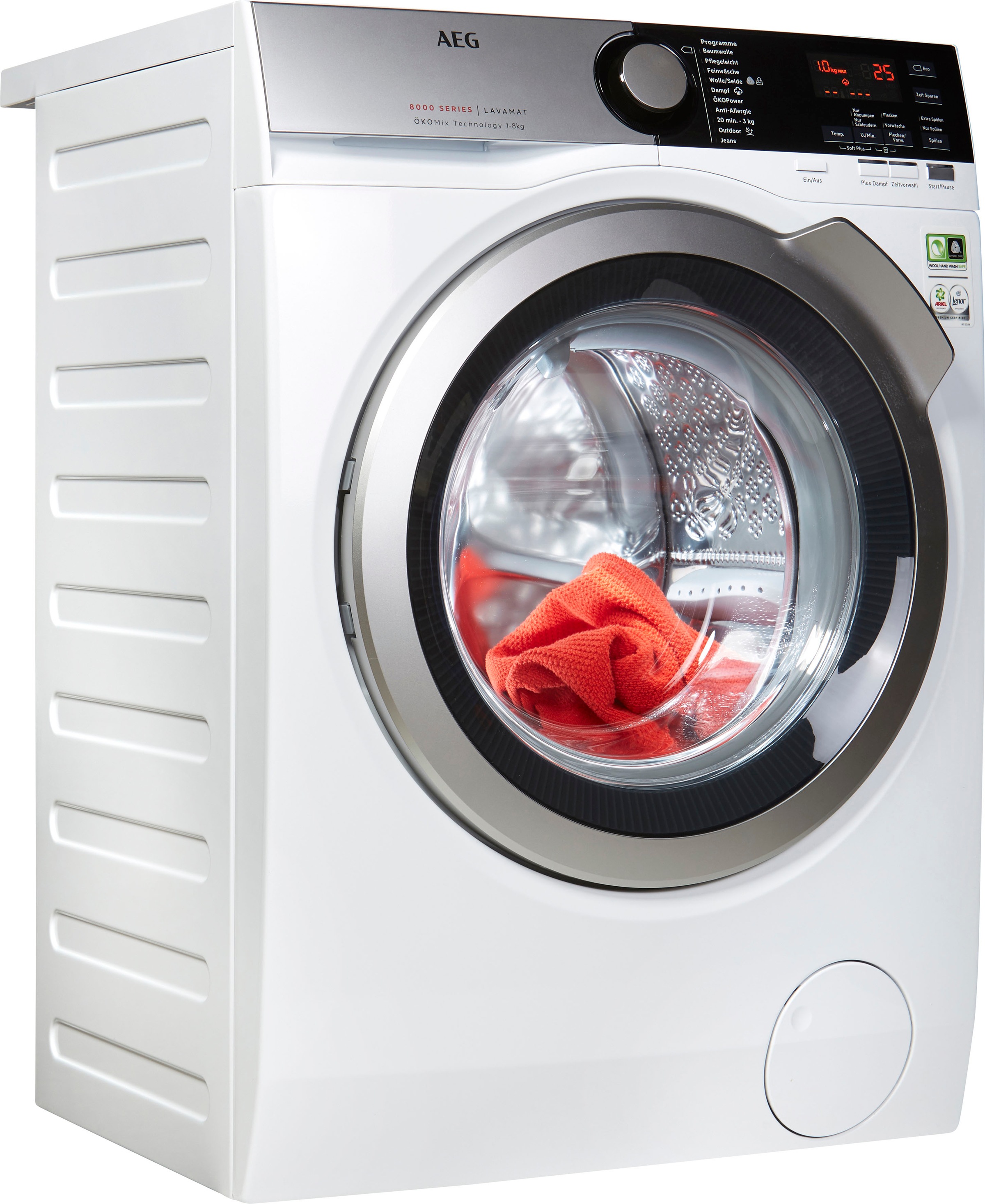 AEG Waschmaschine »LAVAMAT L8FE74485«, Serie 8000 LAVAMAT, L8FE74485, ÖKOMix - Faserschutz