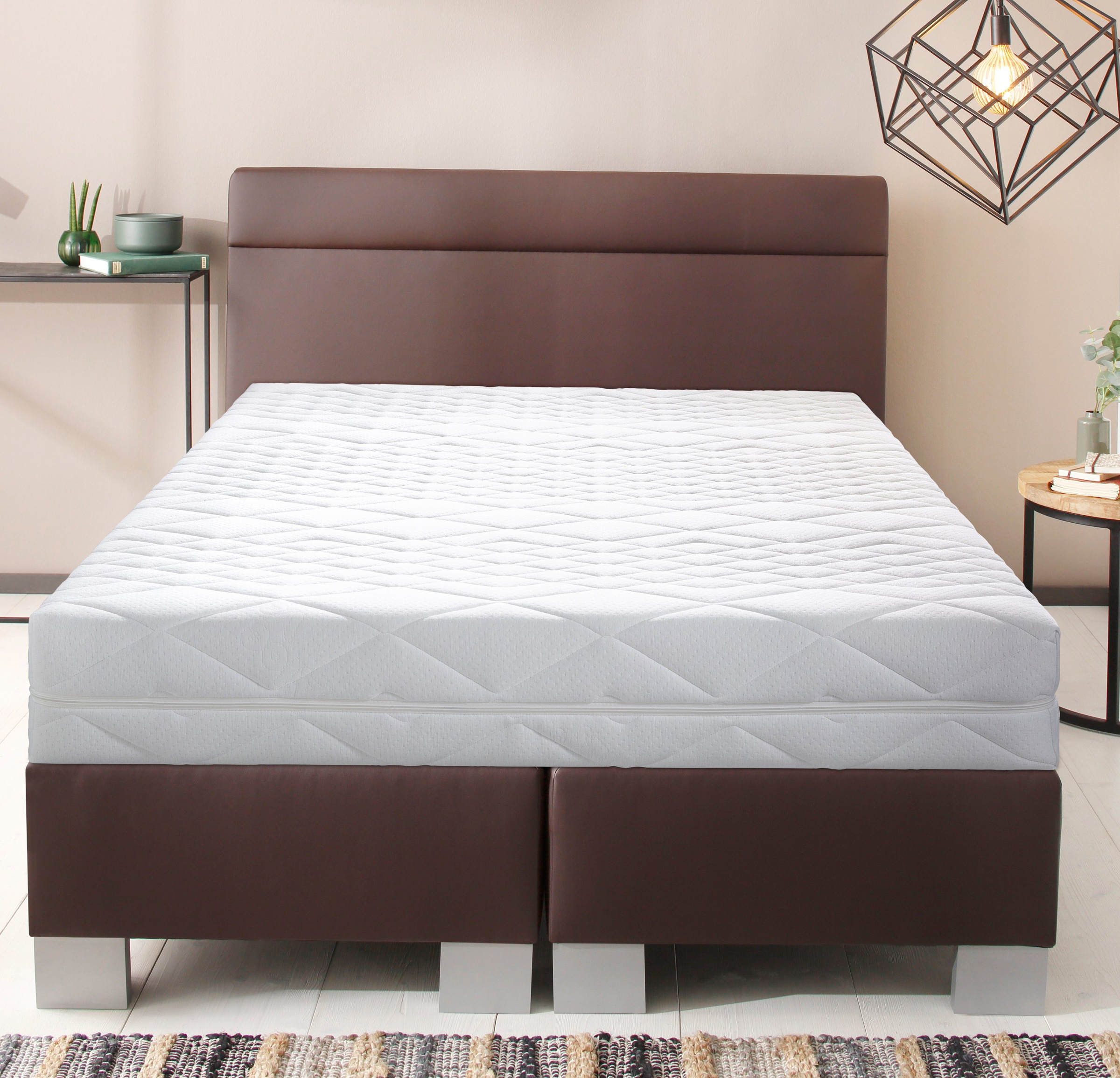 Malie Taschenfederkernmatratze »Lisa, 7 Zonen Tonnentaschenfederkern Matratze«, 22 cm hoch, 462 Federn, (1 St.), 90x200 cm, & weitere Größen, Matratze H2, H3, H4, H5
