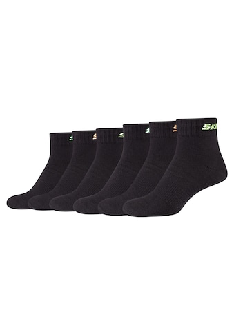 Skechers Socken, (6 Paar), (6 Paar) mit eingestricktem Logoschriftzug kaufen