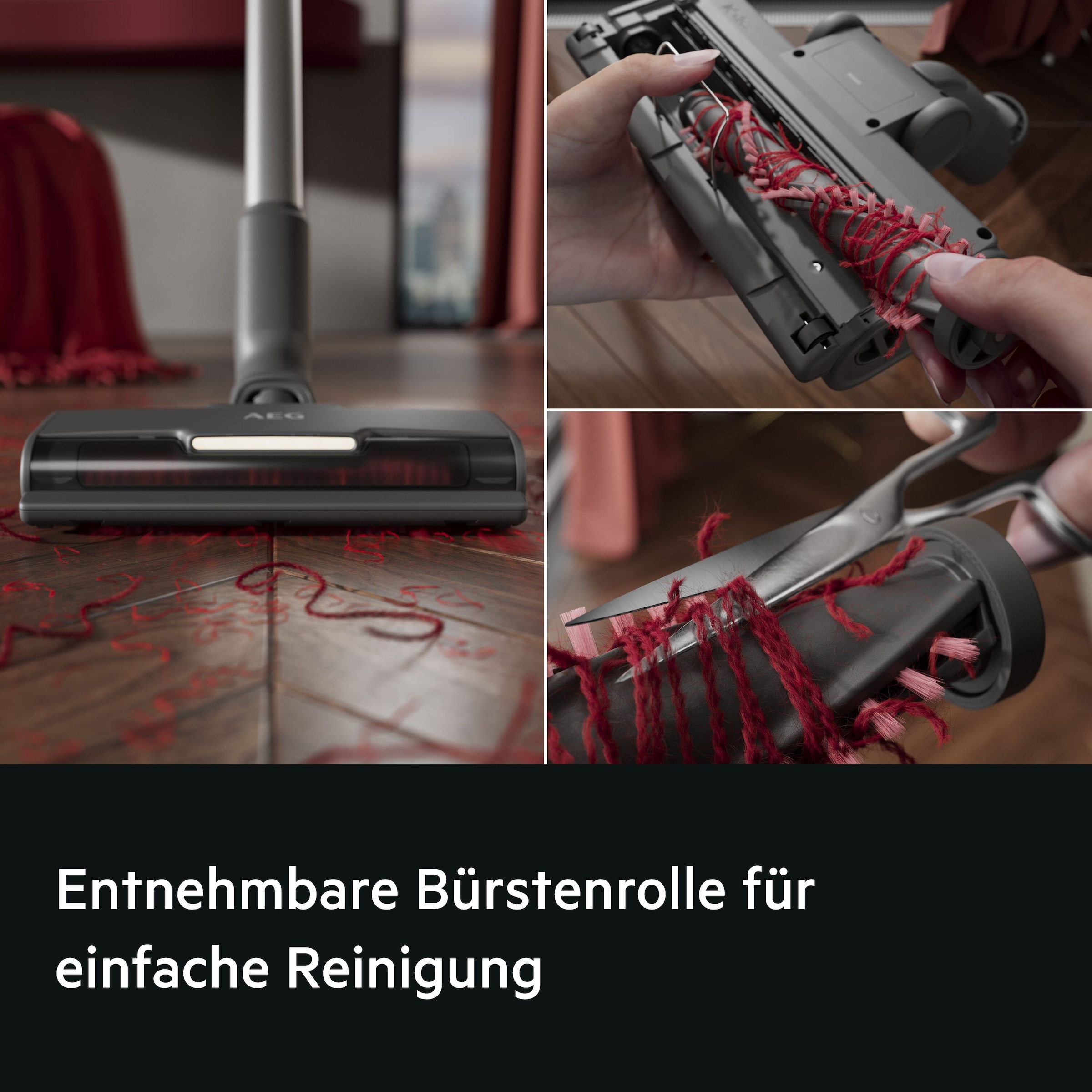 AEG Akku-Hand-und Stielstaubsauger »6000 AKKU-STAUBSAUGER (AP61HB21SH)« sehr leicht 2,5 kg, 53 % Recyclingmaterial, bis zu 50 Min. Laufzeit