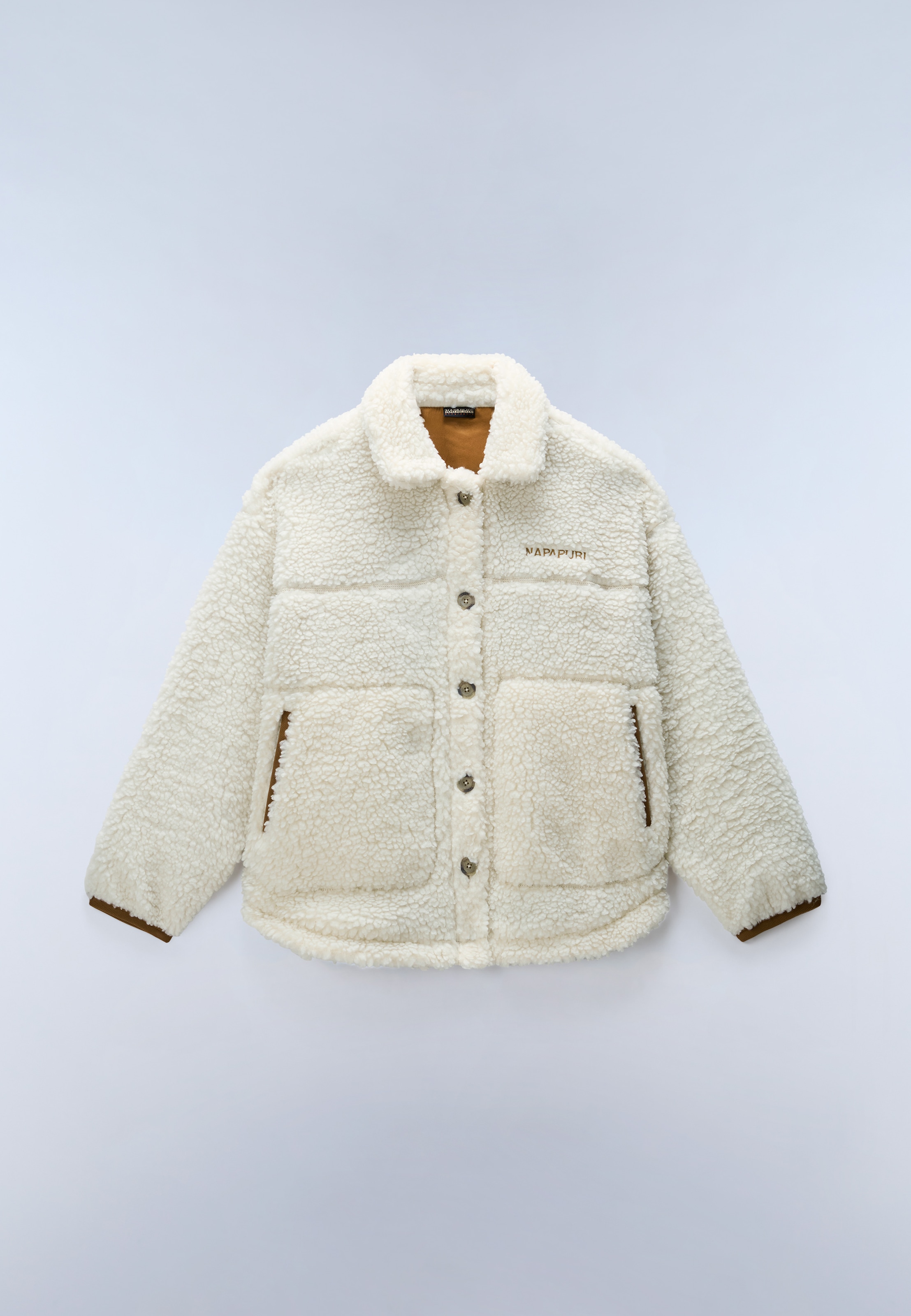Napapijri Fleecejacke »T-SAMA W BEIGE DIMITY« für sportliche Looks, als leichte Zwischenschicht, an kühleren Tagen