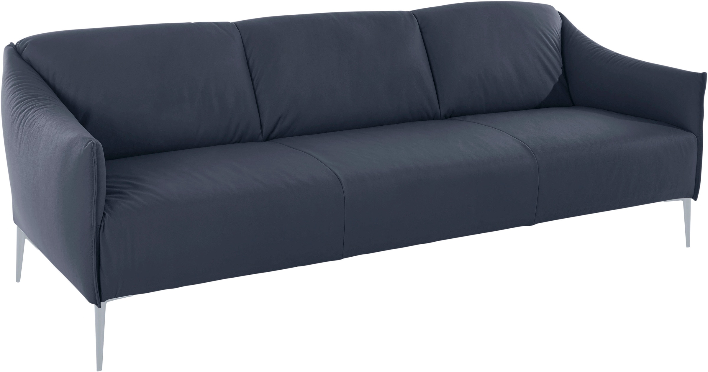 W.SCHILLIG 3-Sitzer »sally«, mit Metallfüßen in Silber matt, Breite 224 cm