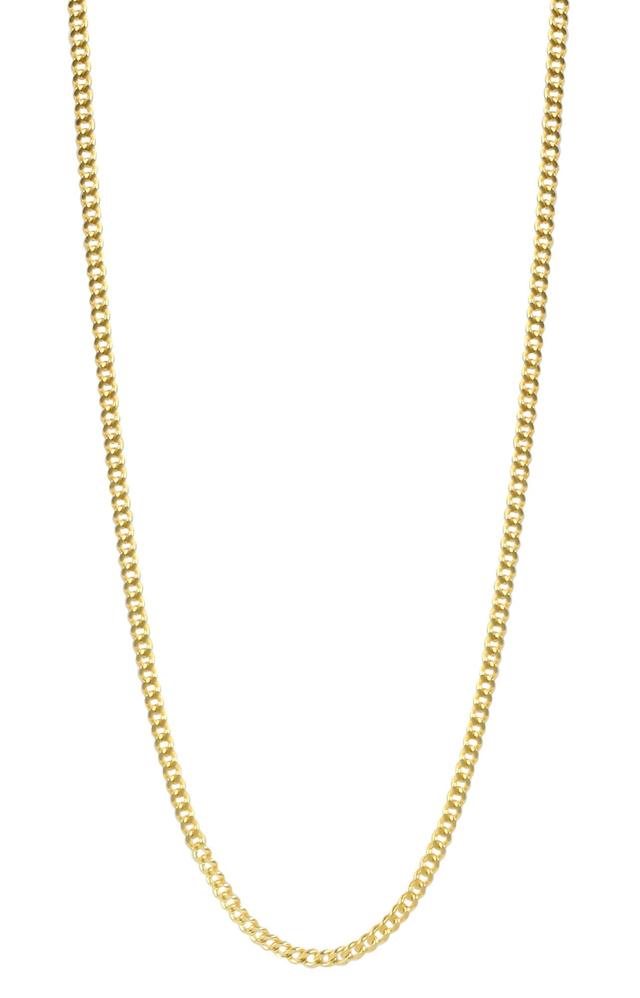 Adelia´s Panzerkette »Damen Halskette ¿ Panzerkette aus 333 Gold 50 cm«