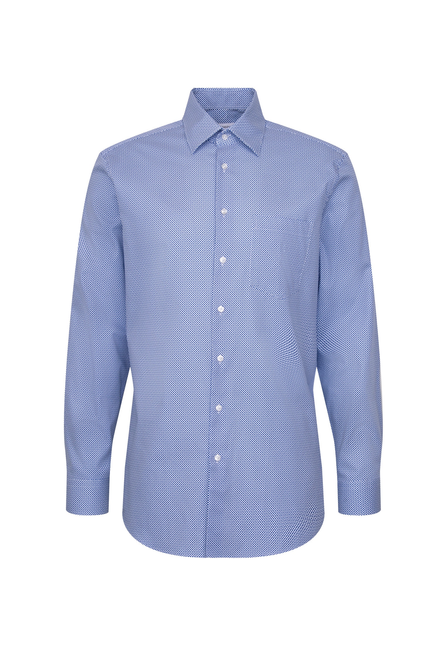 seidensticker Businesshemd »Schwarze Rose« Regular 1/1 Covered-Button-Down-Kragen Druck