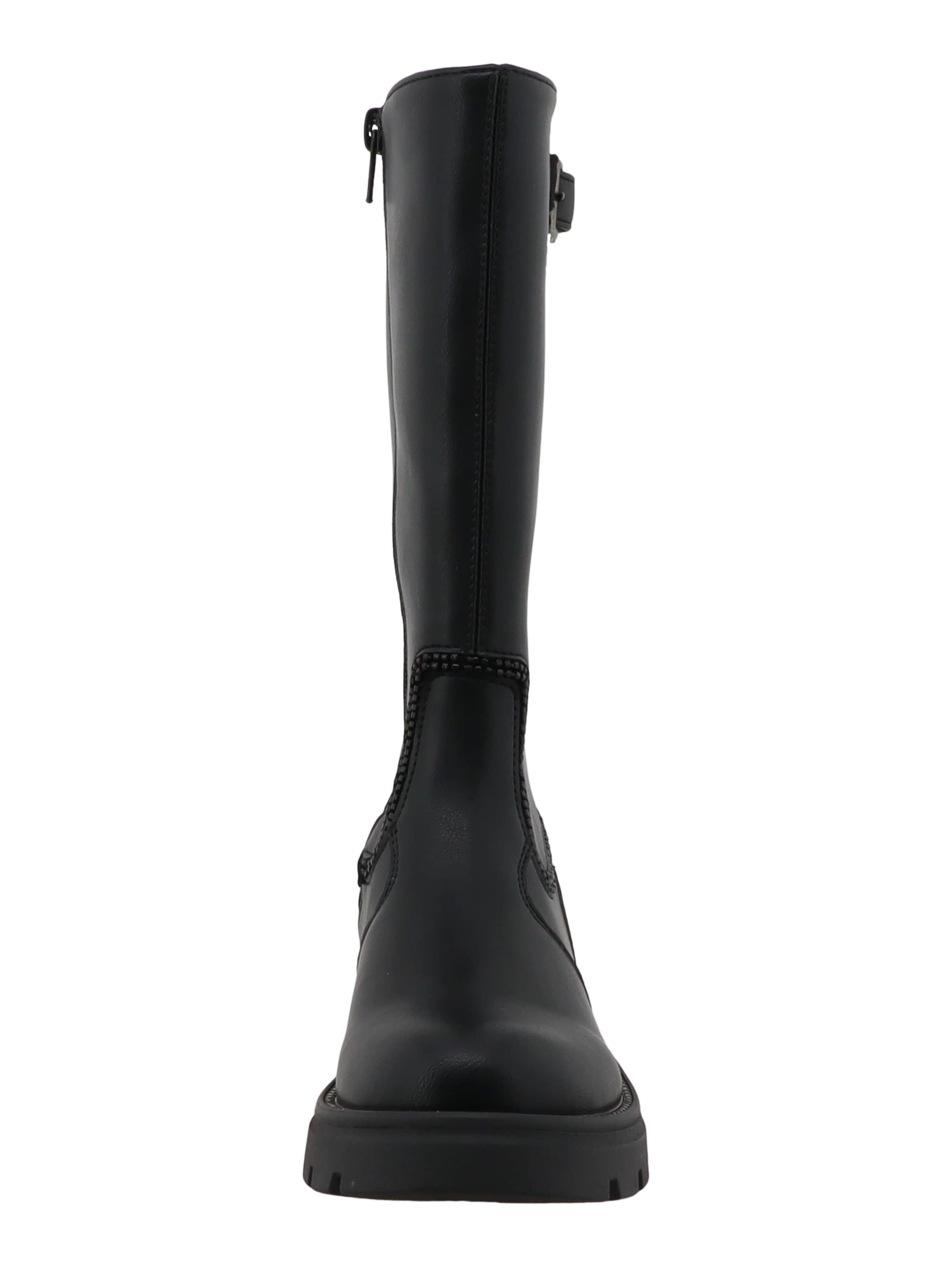 TOM TAILOR Stiefel  Langschaftstiefel mit Schmucksteinen an der Sohle verziert